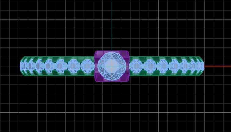 womens ring 3D print model_10