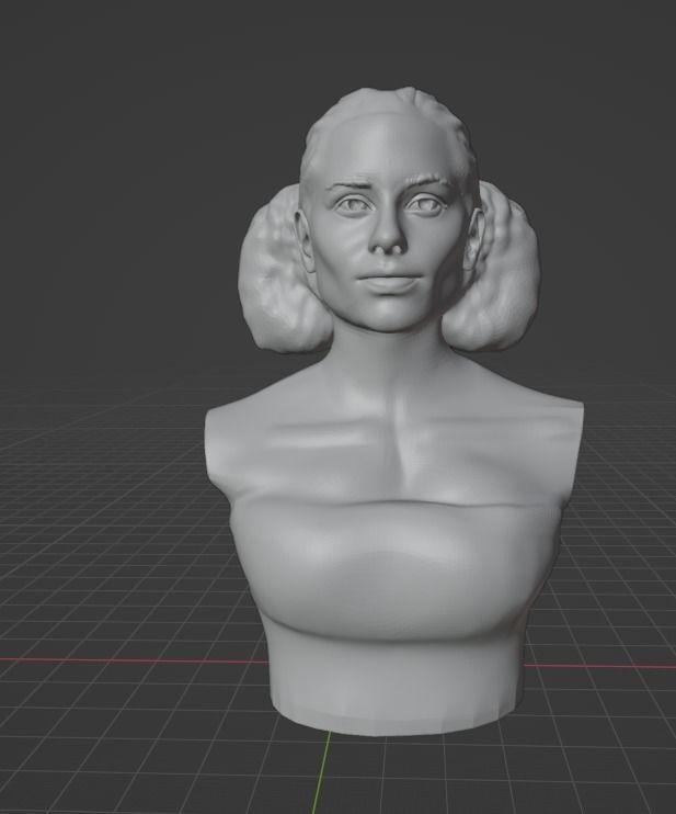 Alicia Keys 3D print model_1