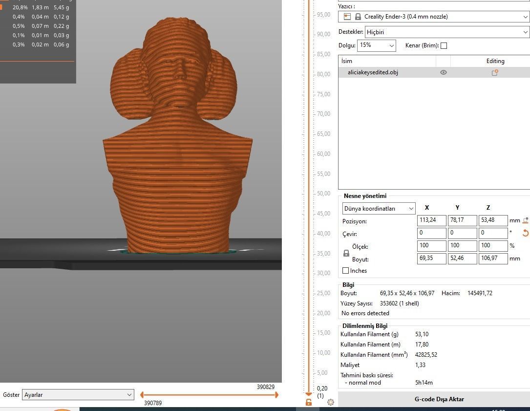 Alicia Keys 3D print model_14