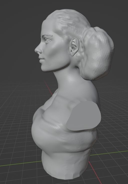 Alicia Keys 3D print model_7