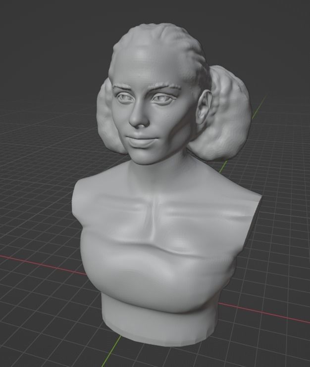 Alicia Keys 3D print model_12