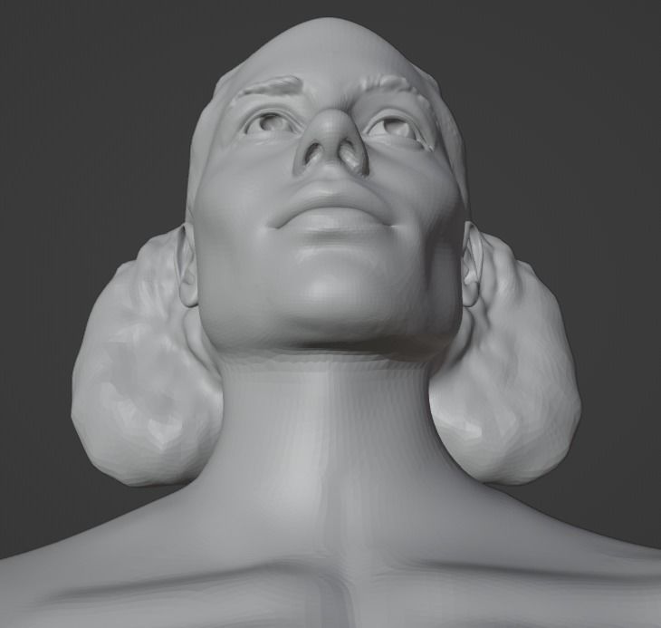 Alicia Keys 3D print model_3