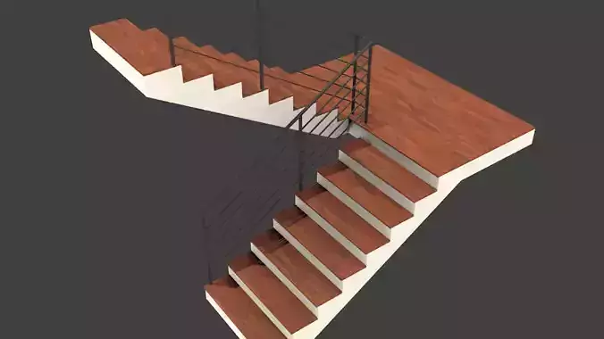Staircase stairs Free 3D model