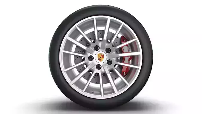 Porsche 997 911 exclusive wheel 3D model