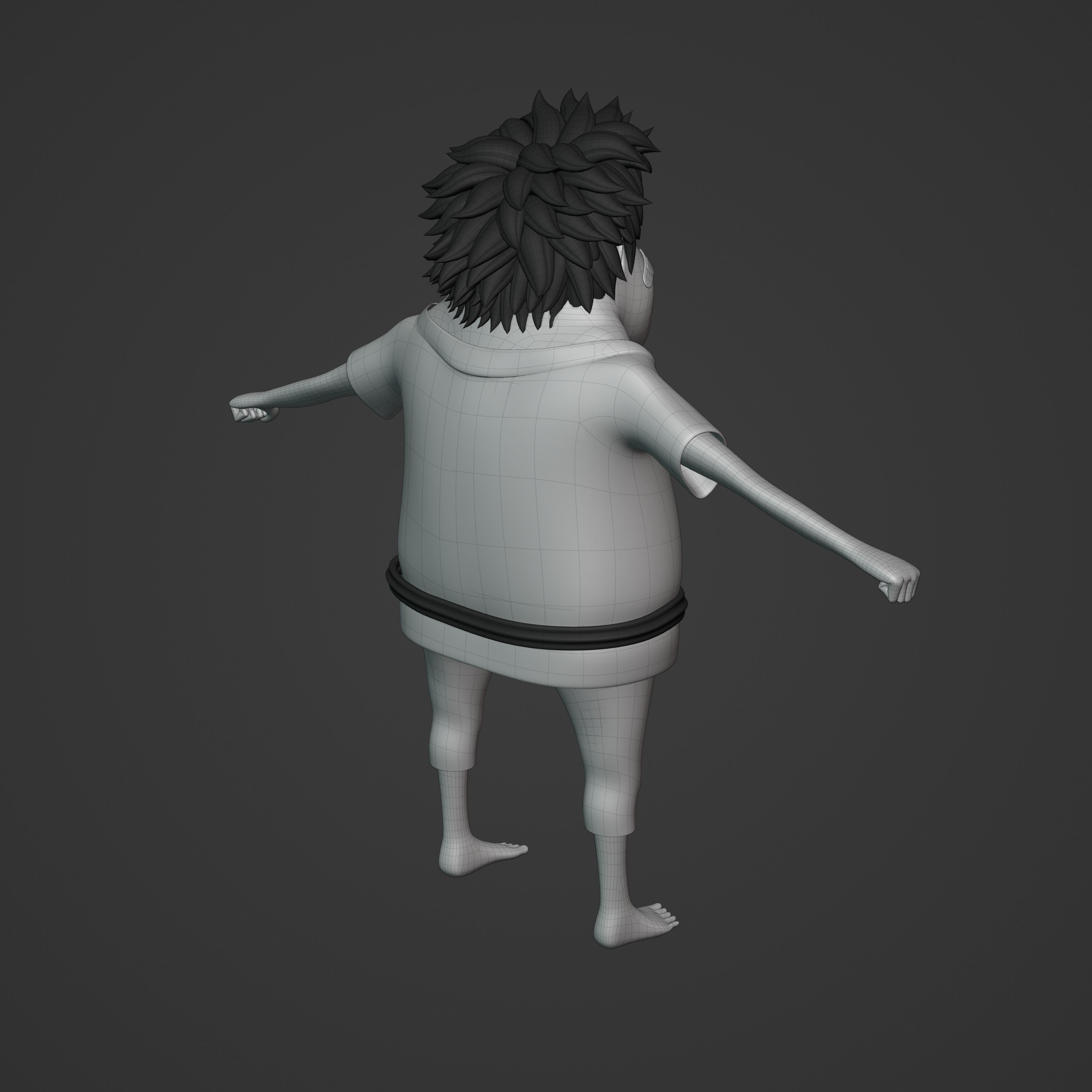 JIMBEI KID VERSION ONE PIECE Low-poly 3D model_38