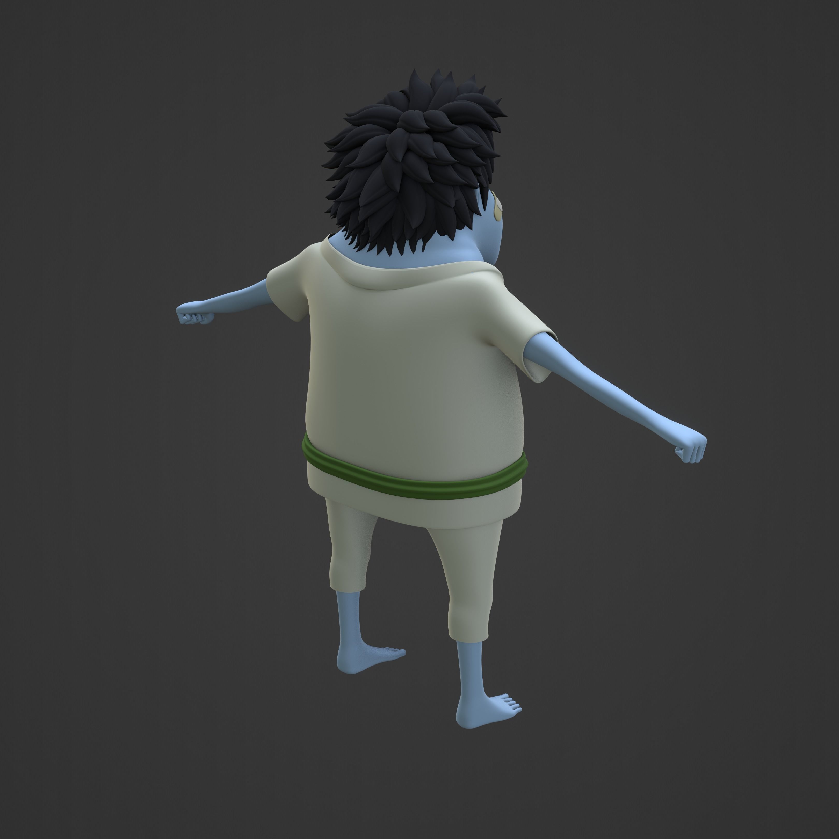 JIMBEI KID VERSION ONE PIECE Low-poly 3D model_46