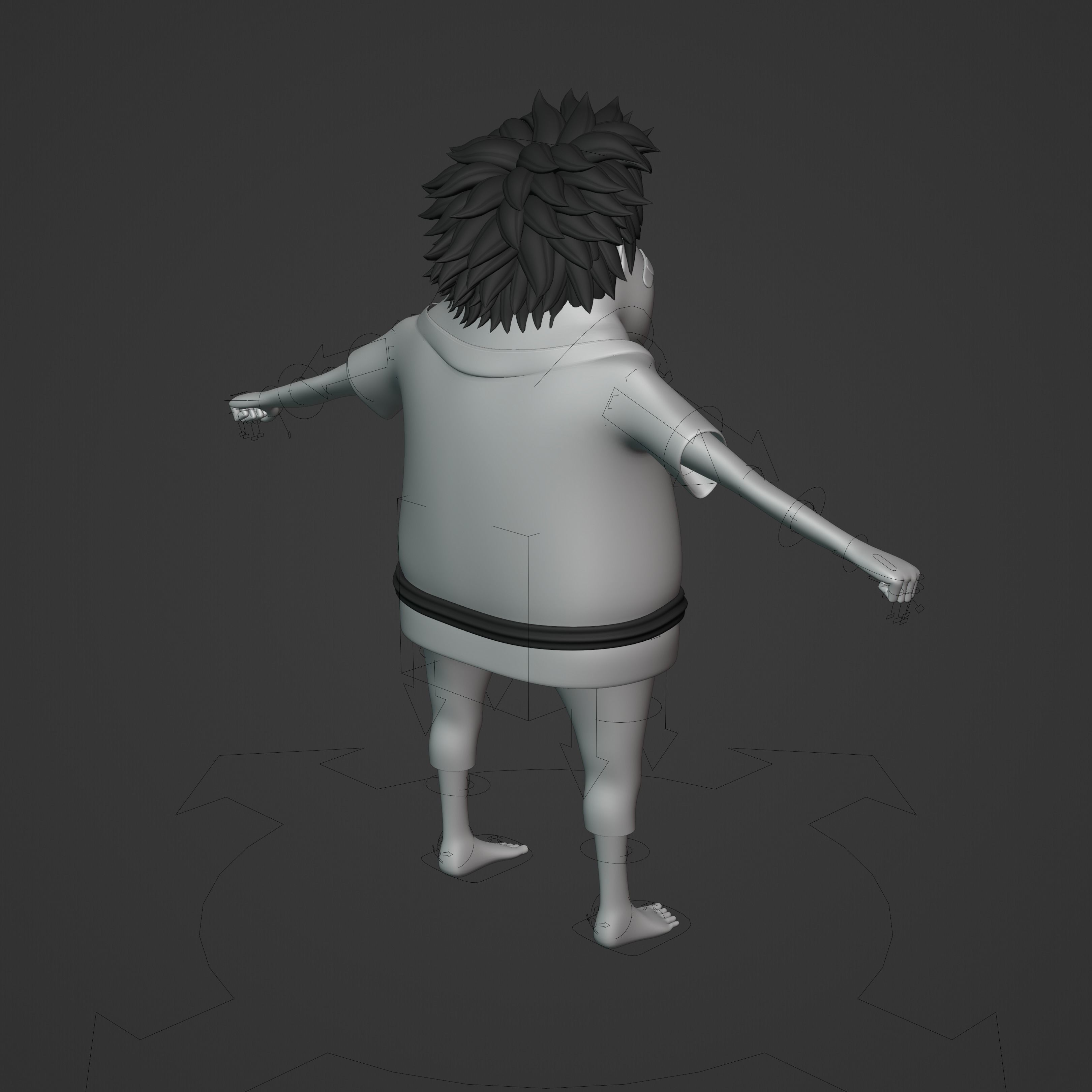 JIMBEI KID VERSION ONE PIECE Low-poly 3D model_54