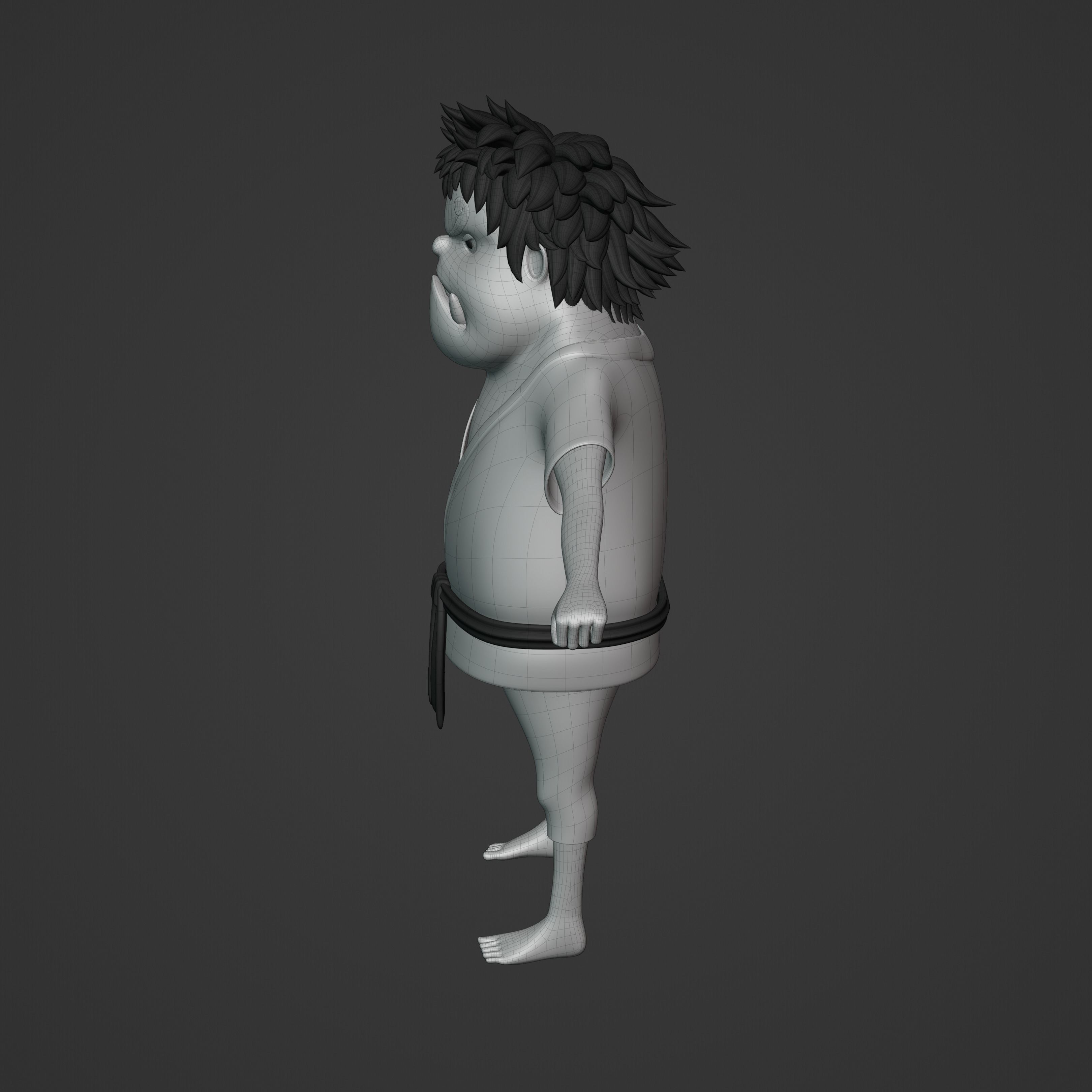 JIMBEI KID VERSION ONE PIECE Low-poly 3D model_35