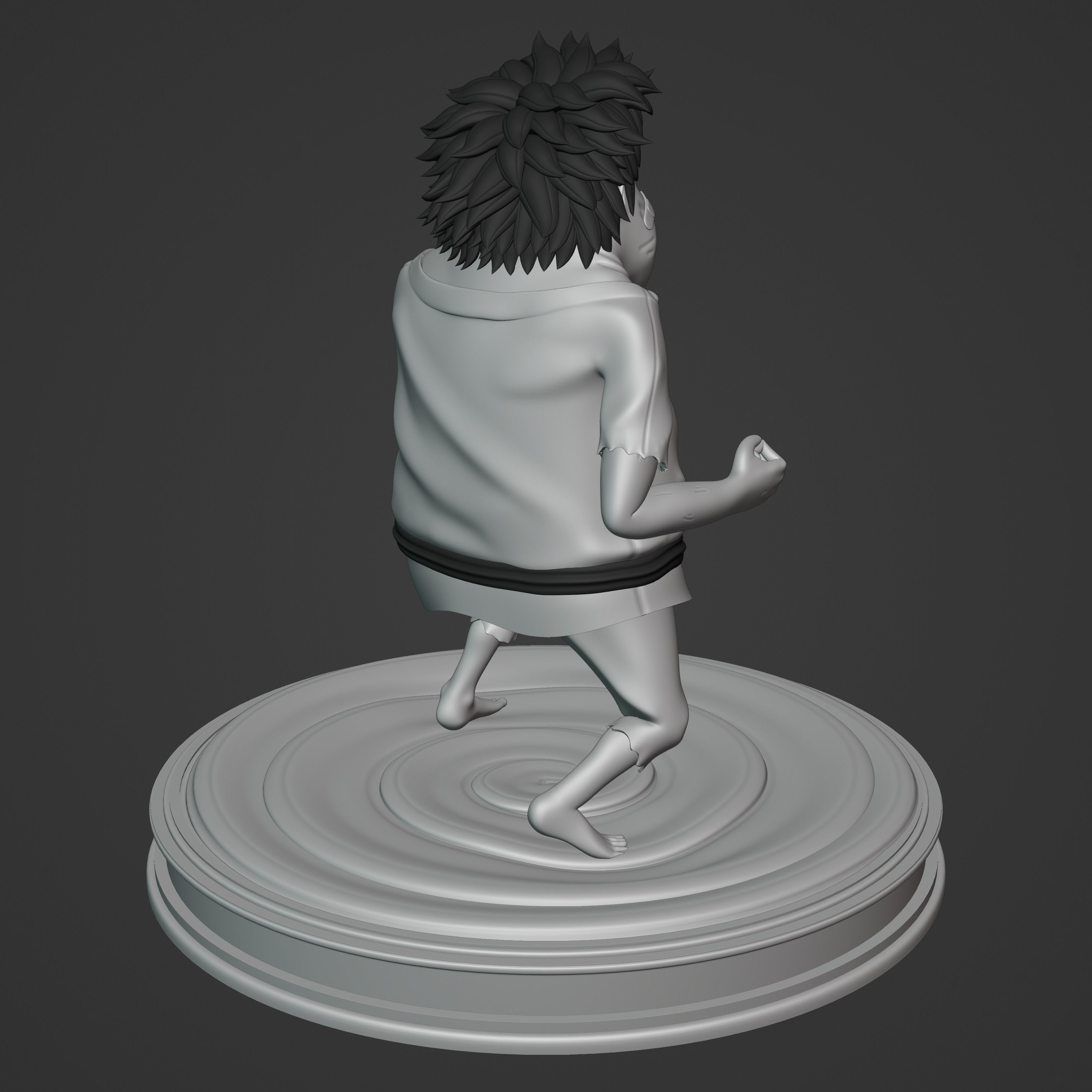 JIMBEI KID VERSION ONE PIECE Low-poly 3D model_6