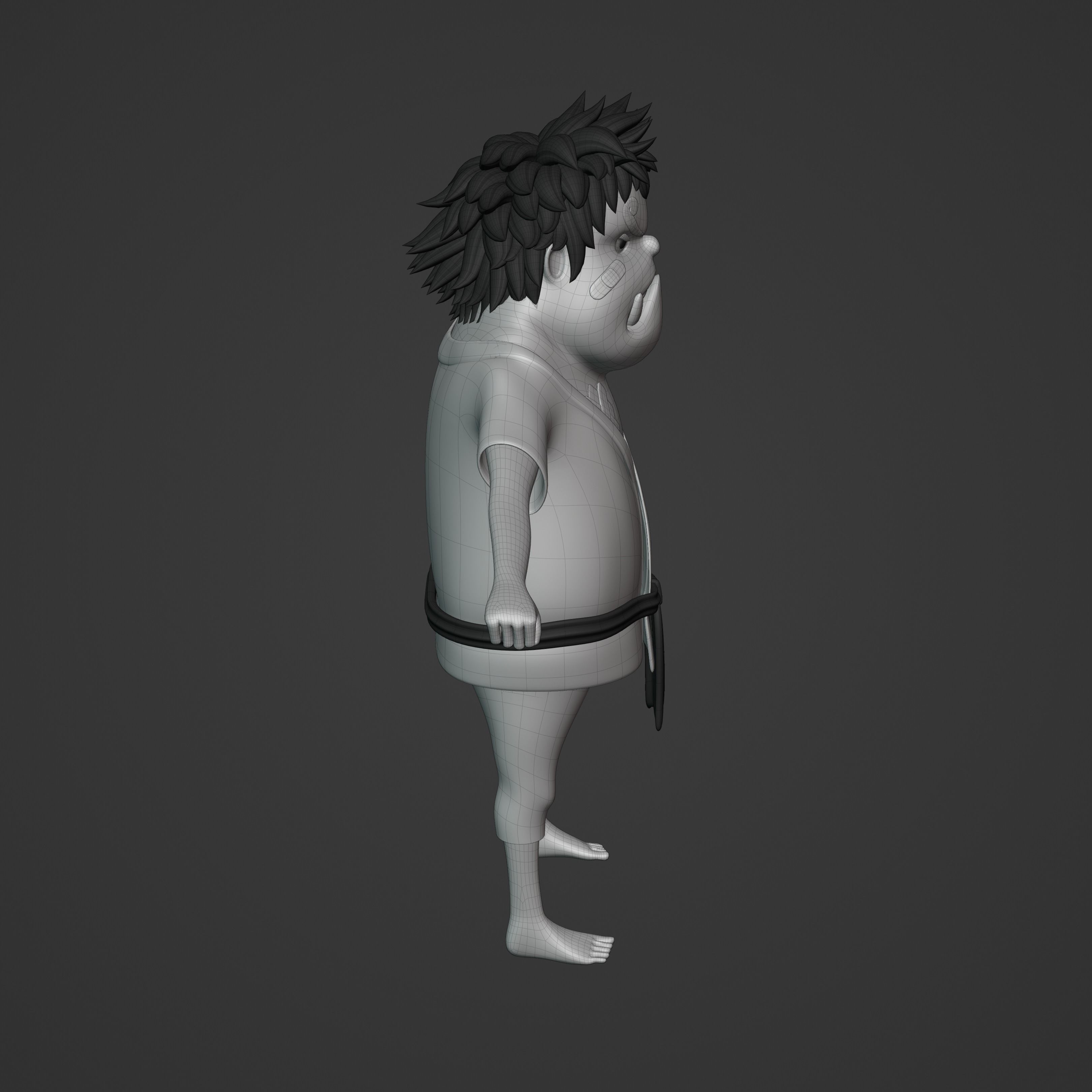 JIMBEI KID VERSION ONE PIECE Low-poly 3D model_39