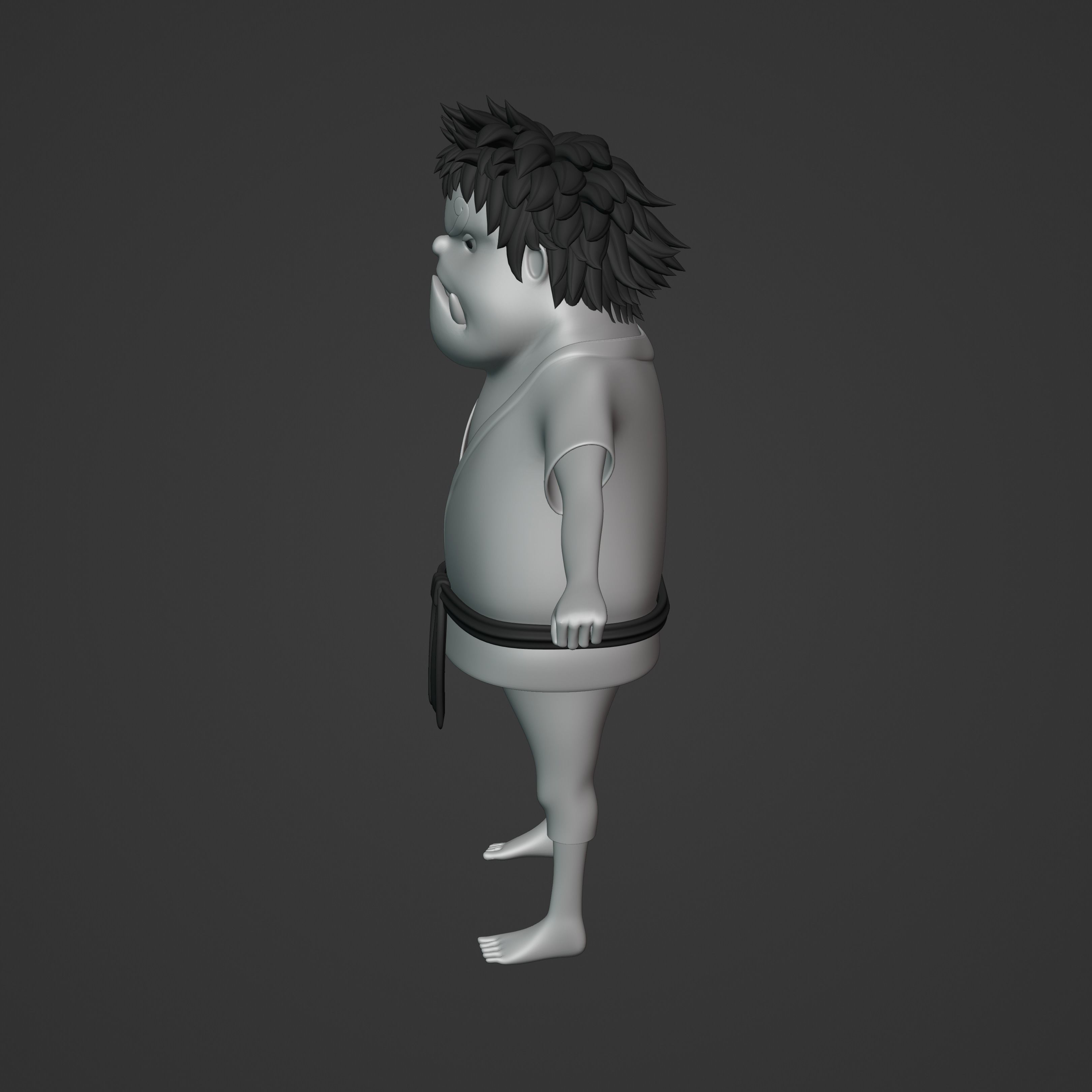 JIMBEI KID VERSION ONE PIECE Low-poly 3D model_27