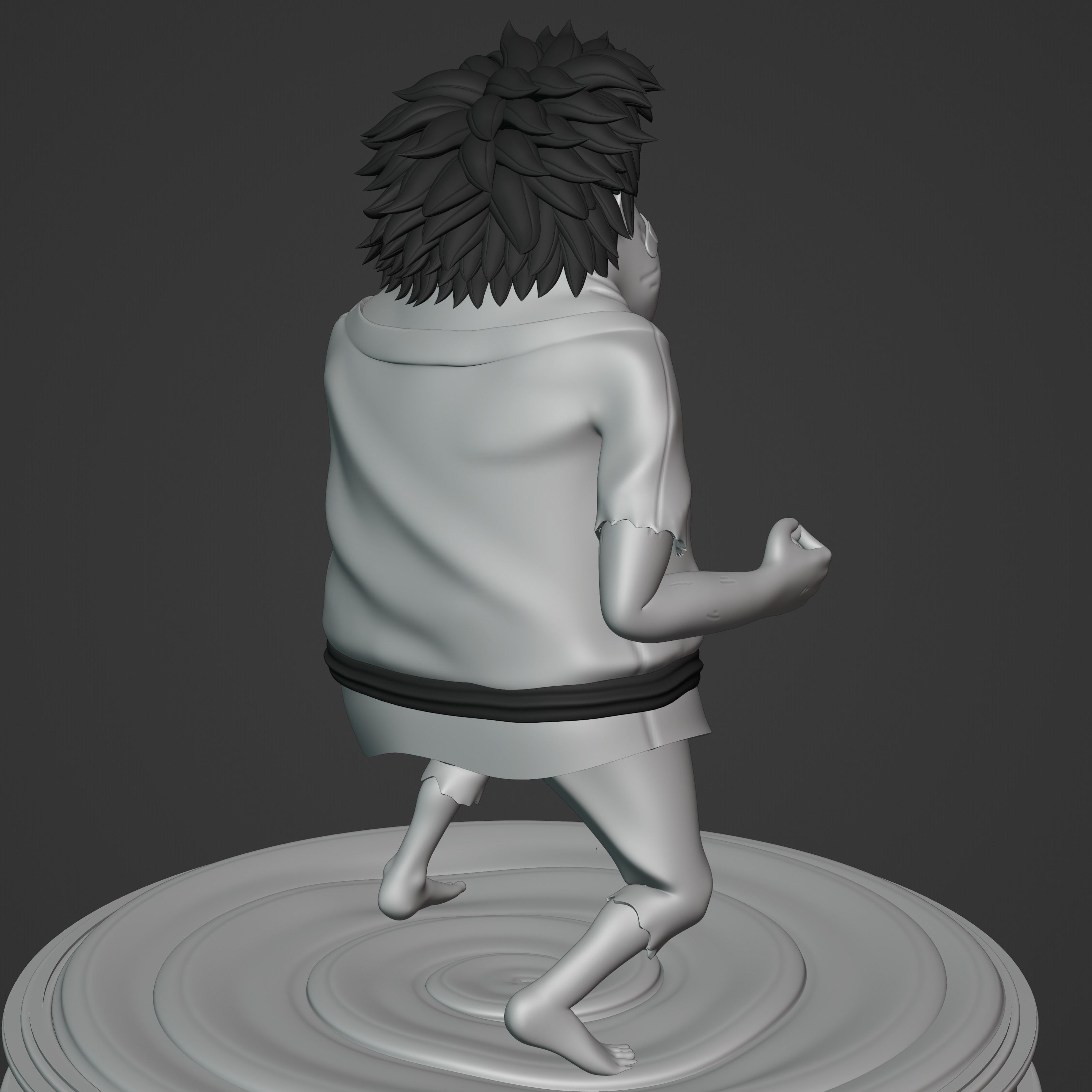 JIMBEI KID VERSION ONE PIECE Low-poly 3D model_11