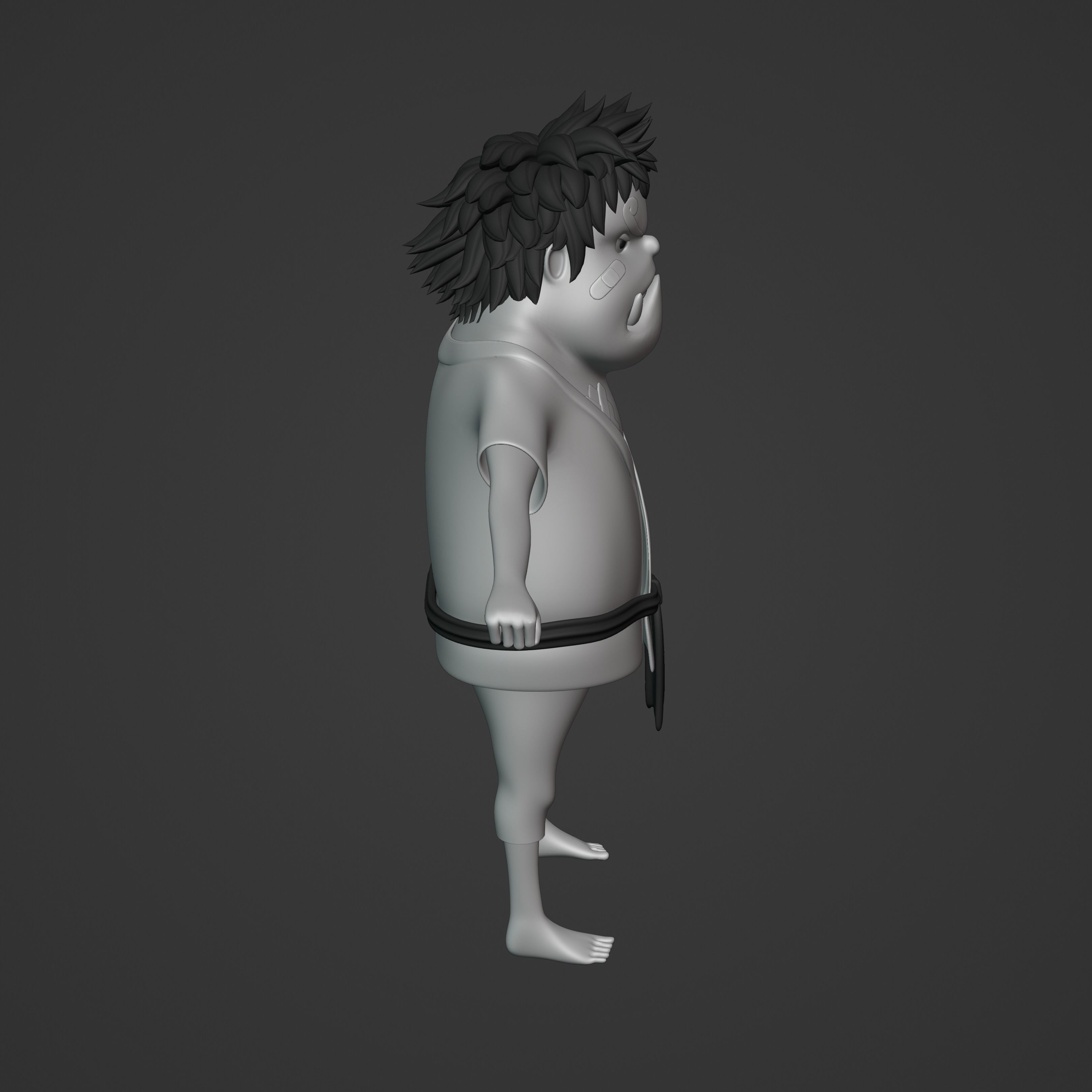 JIMBEI KID VERSION ONE PIECE Low-poly 3D model_31