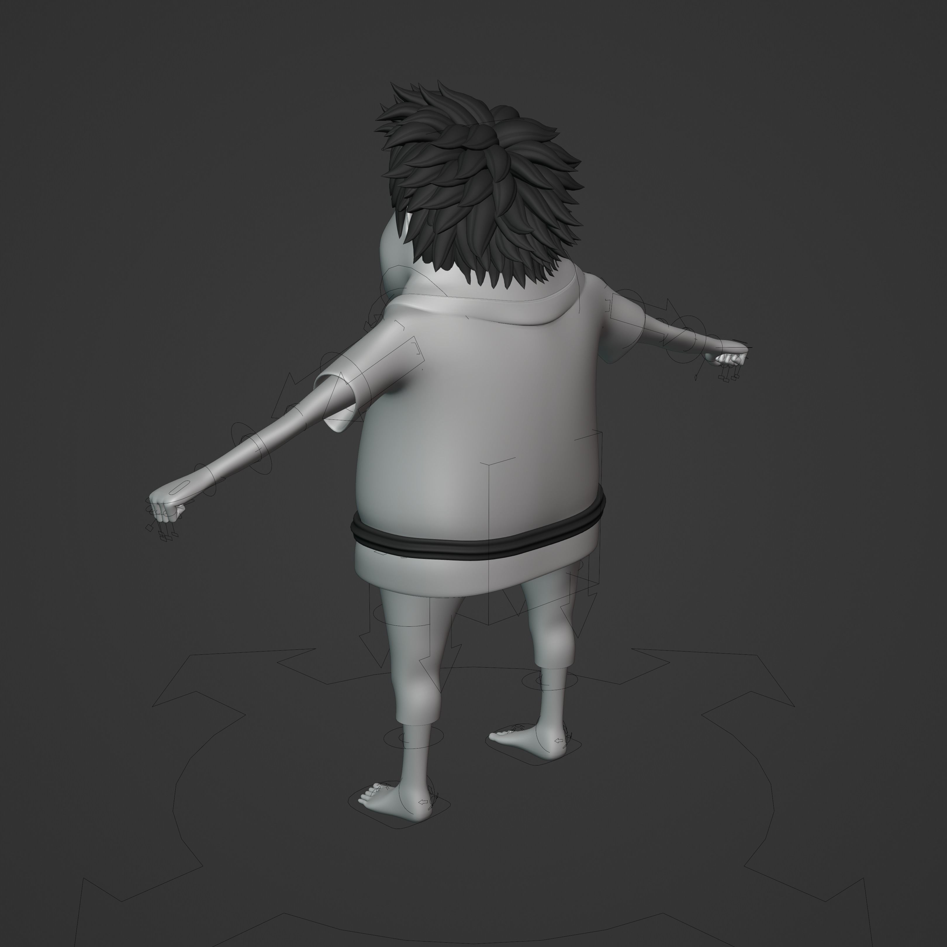 JIMBEI KID VERSION ONE PIECE Low-poly 3D model_52