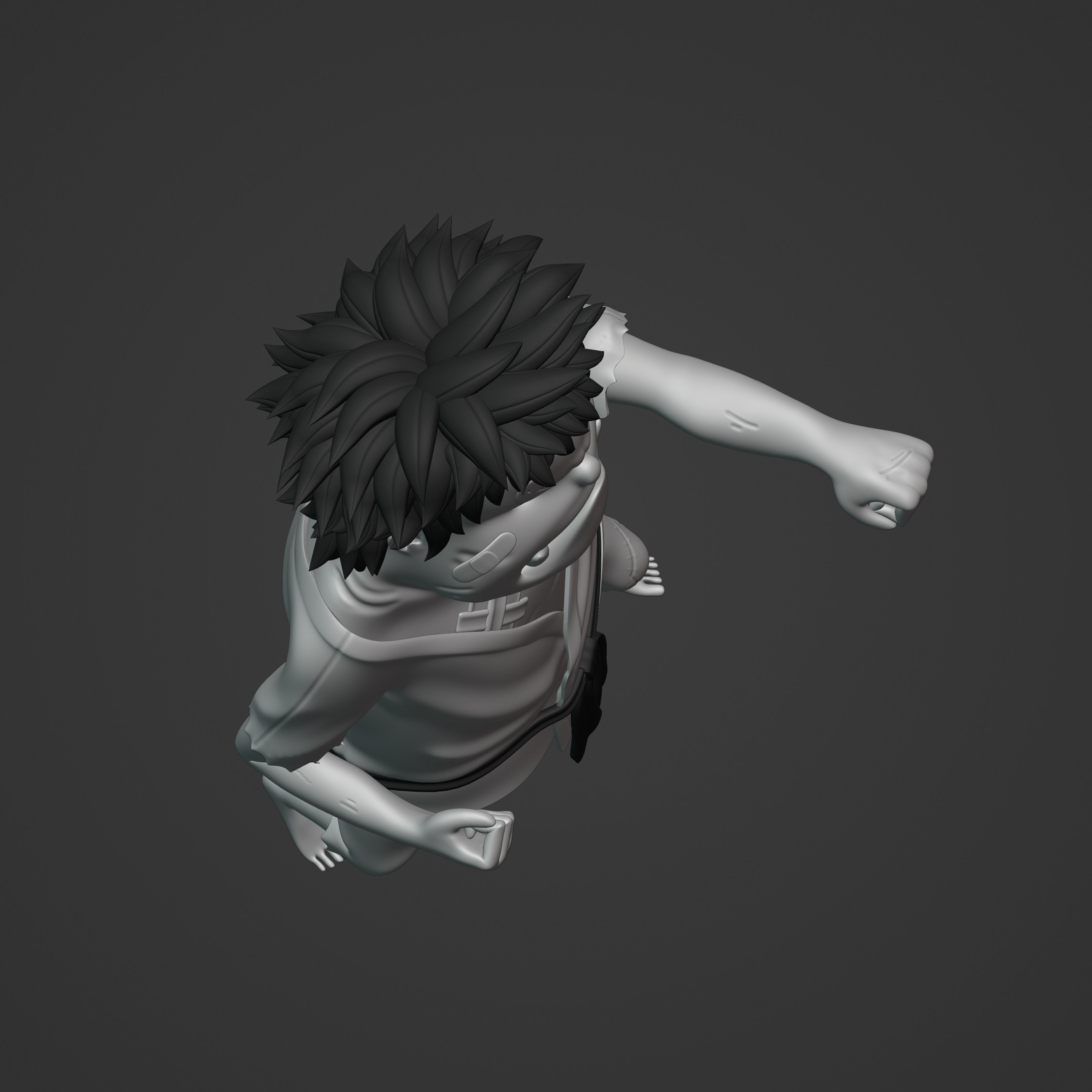 JIMBEI KID VERSION ONE PIECE Low-poly 3D model_18