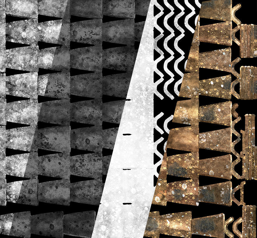 RoofTop - Tile Realistic - High and Low  Low-poly 3D model_52