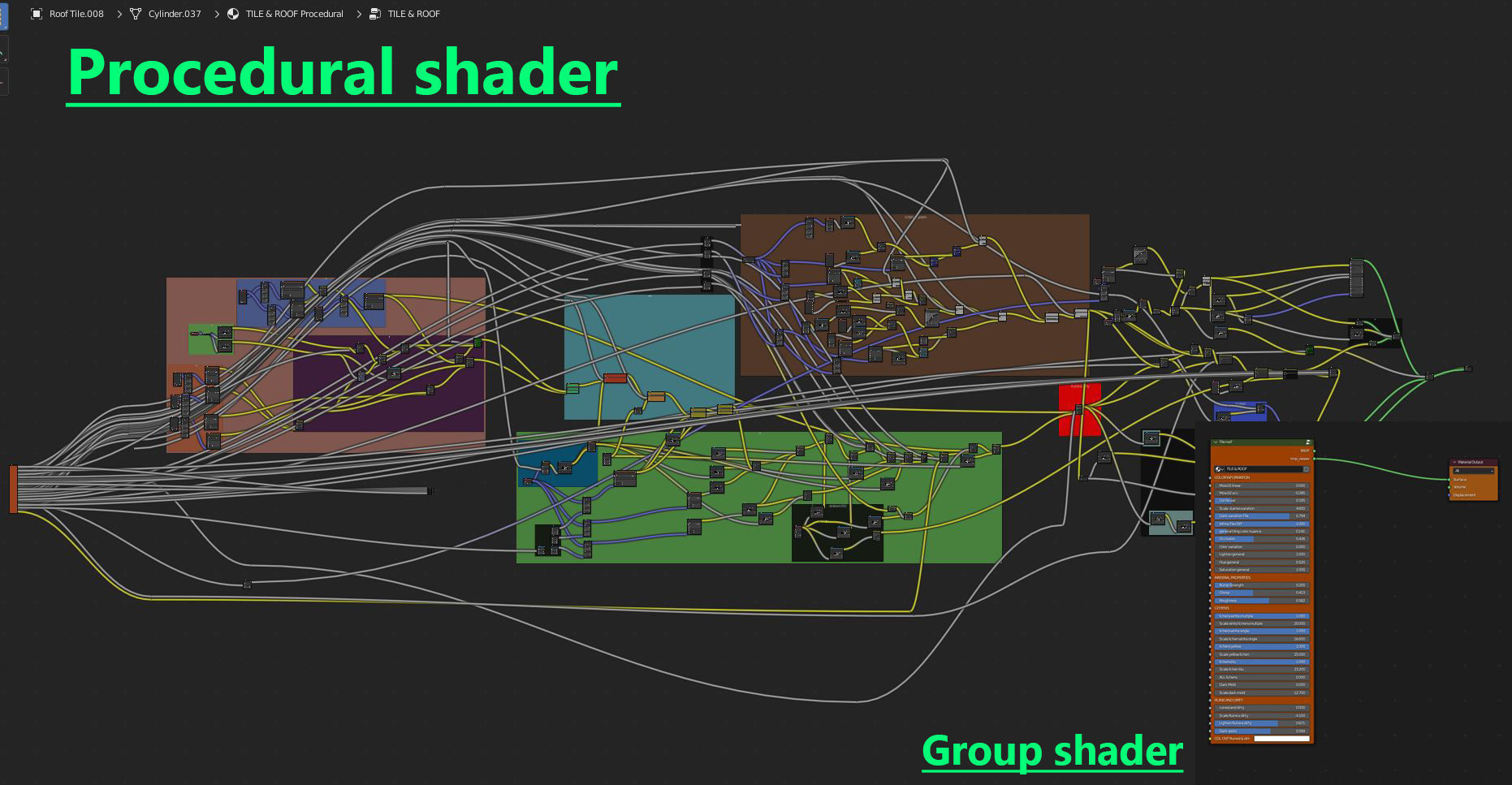 RoofTop - Tile Realistic - High and Low  Low-poly 3D model_51