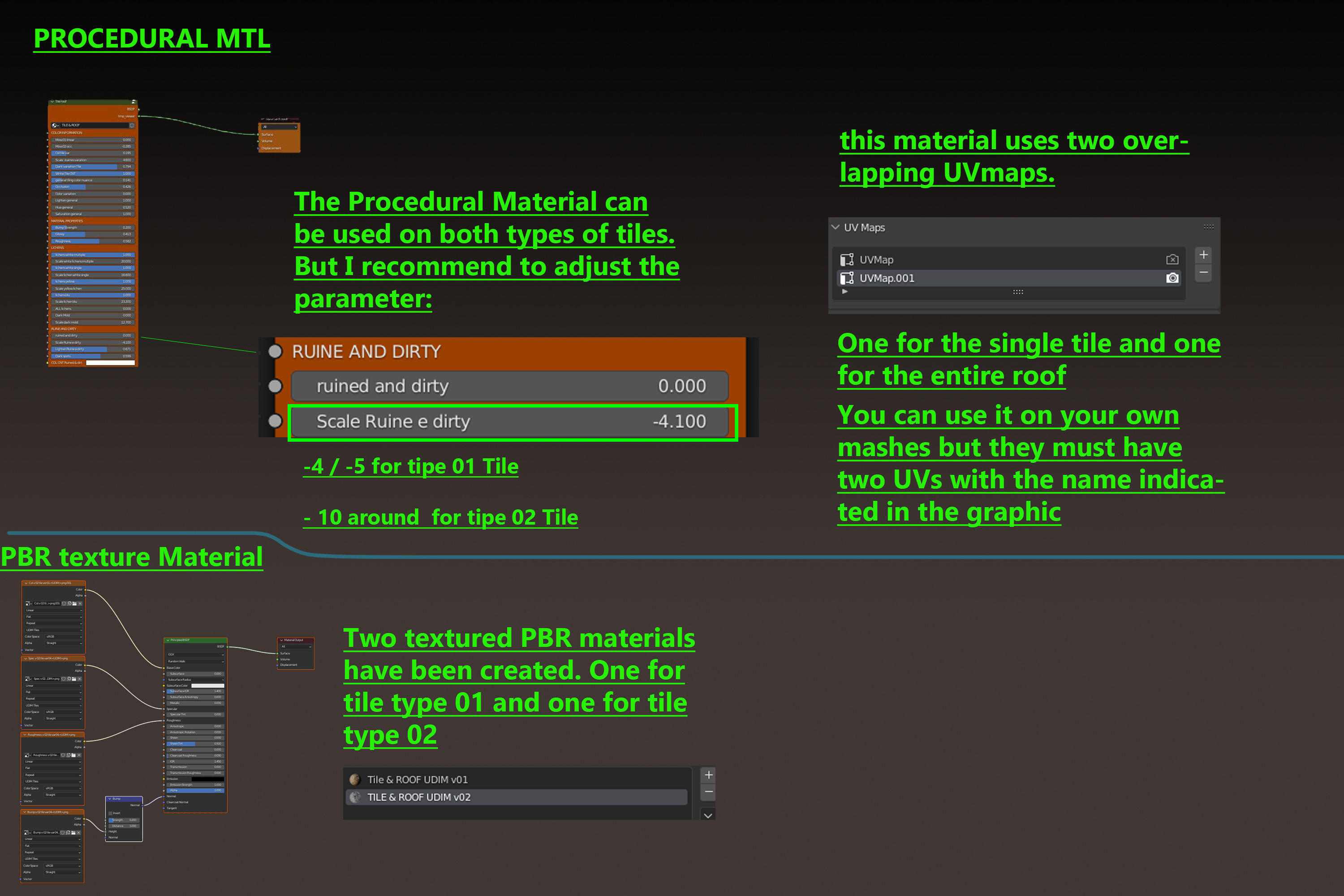 RoofTop - Tile Realistic - High and Low  Low-poly 3D model_53