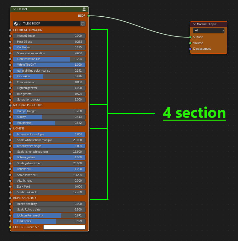 RoofTop - Tile Realistic - High and Low  Low-poly 3D model_50