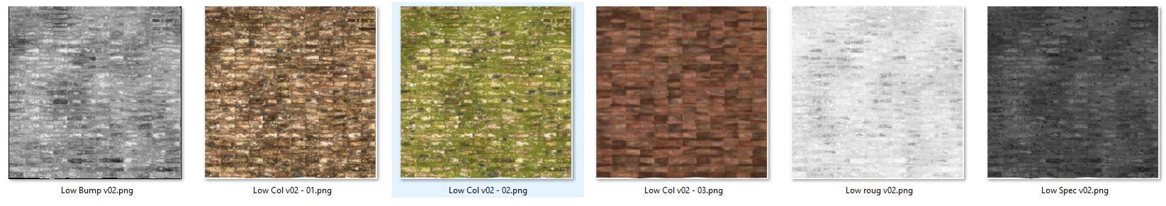 RoofTop - Tile Realistic - High and Low  Low-poly 3D model_46