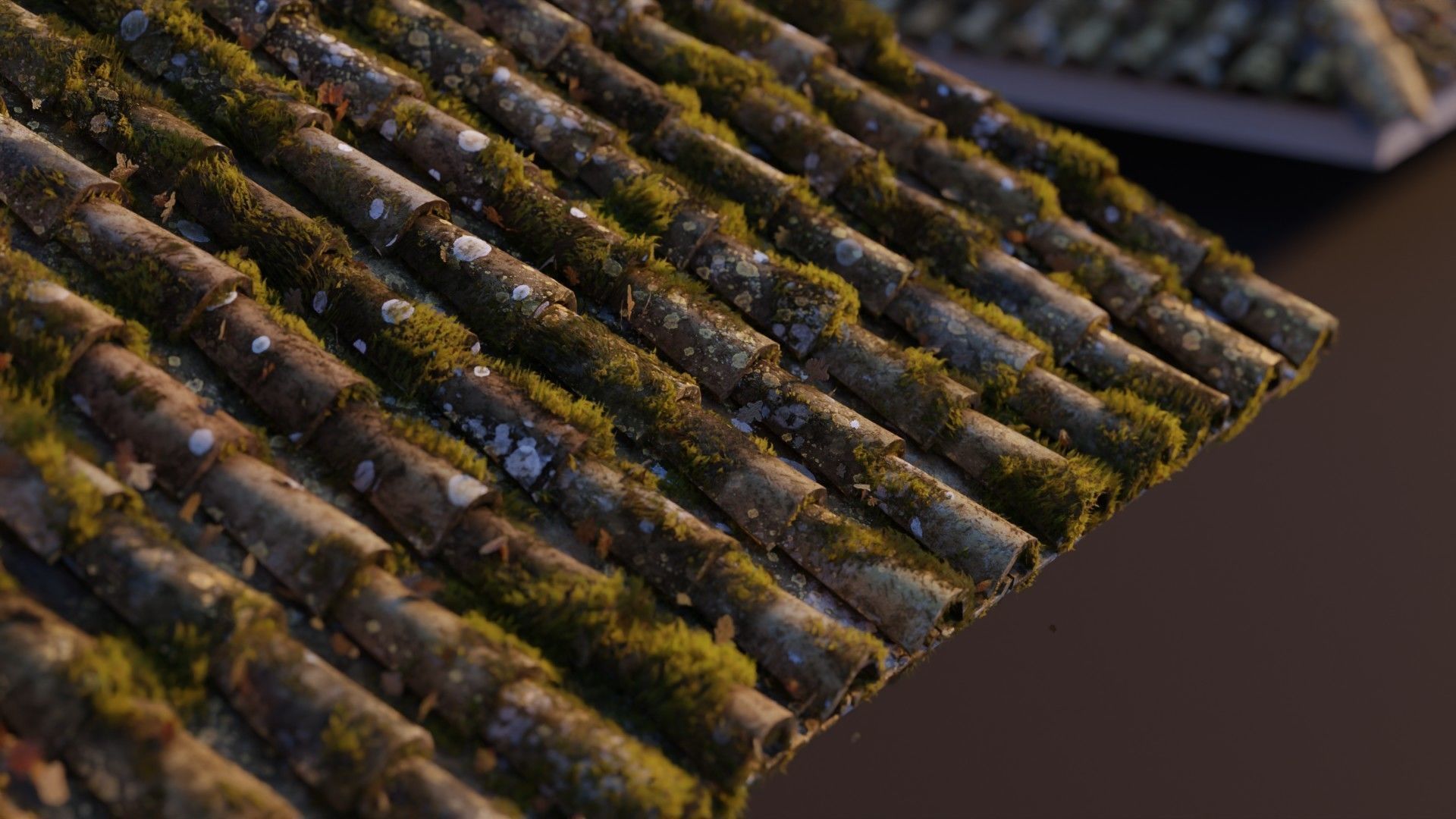 RoofTop - Tile Realistic - High and Low  Low-poly 3D model_47