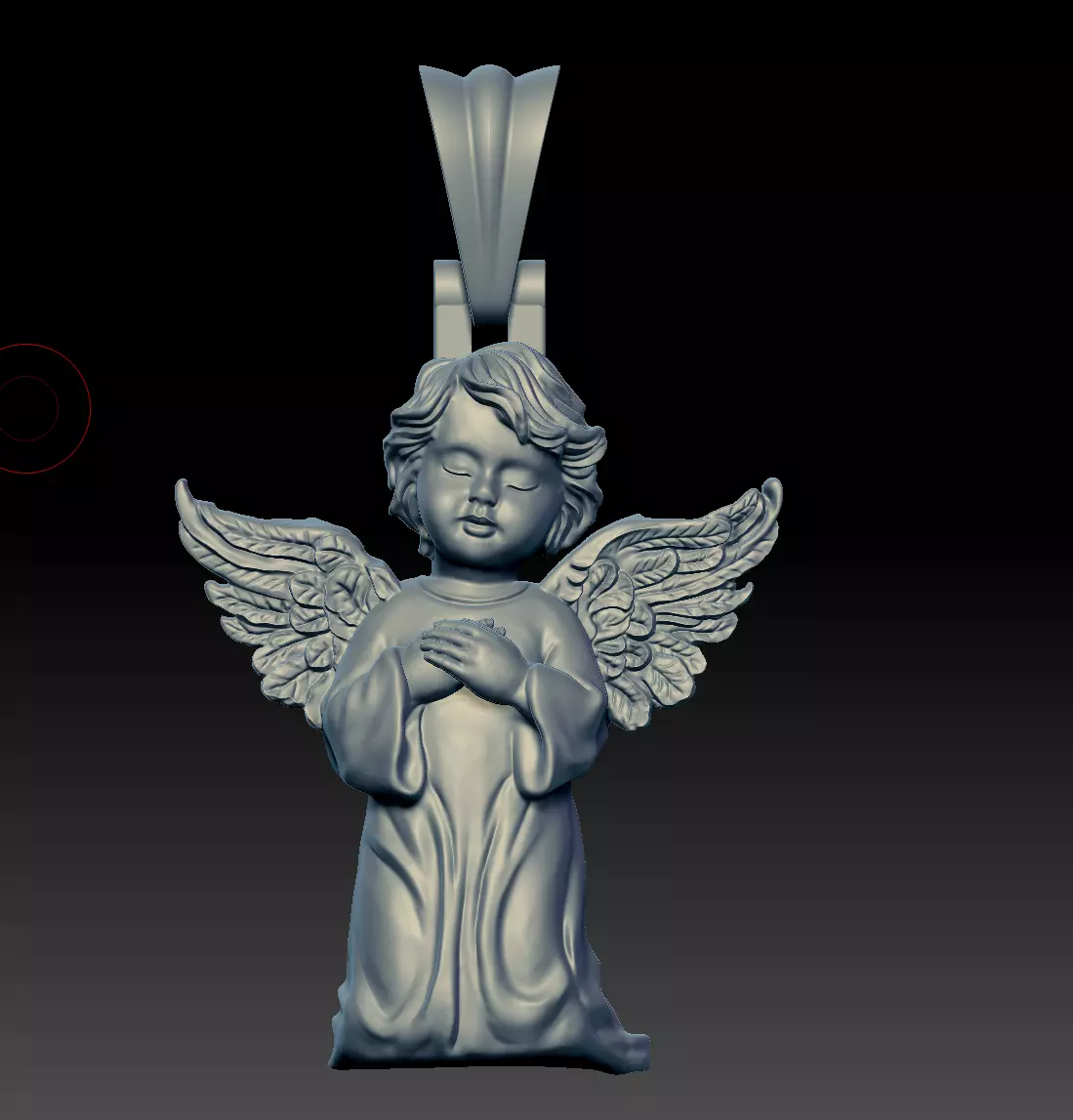 Angel Charm Free 3D print model