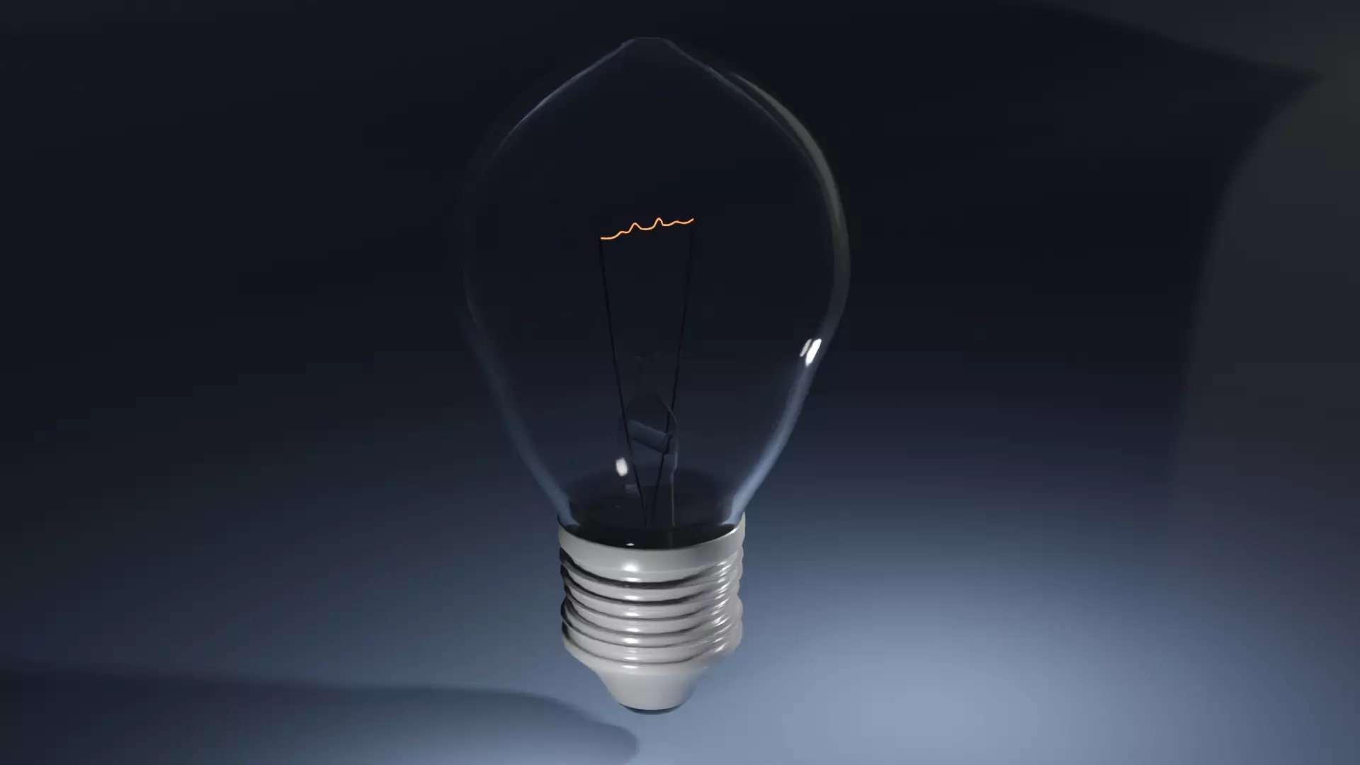 Incandescent lamp 3D model