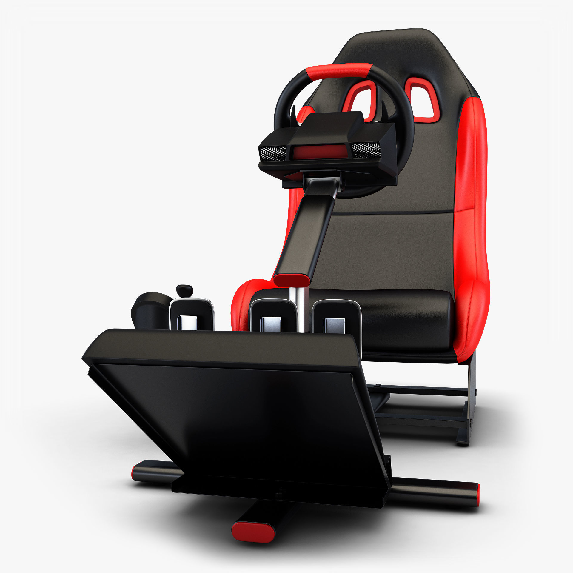 Racing Game Simulator v 1 3D model_6