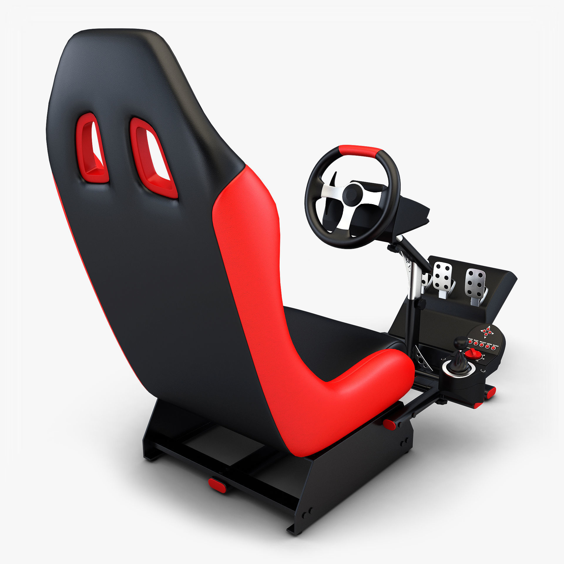 Racing Game Simulator v 1 3D model_2