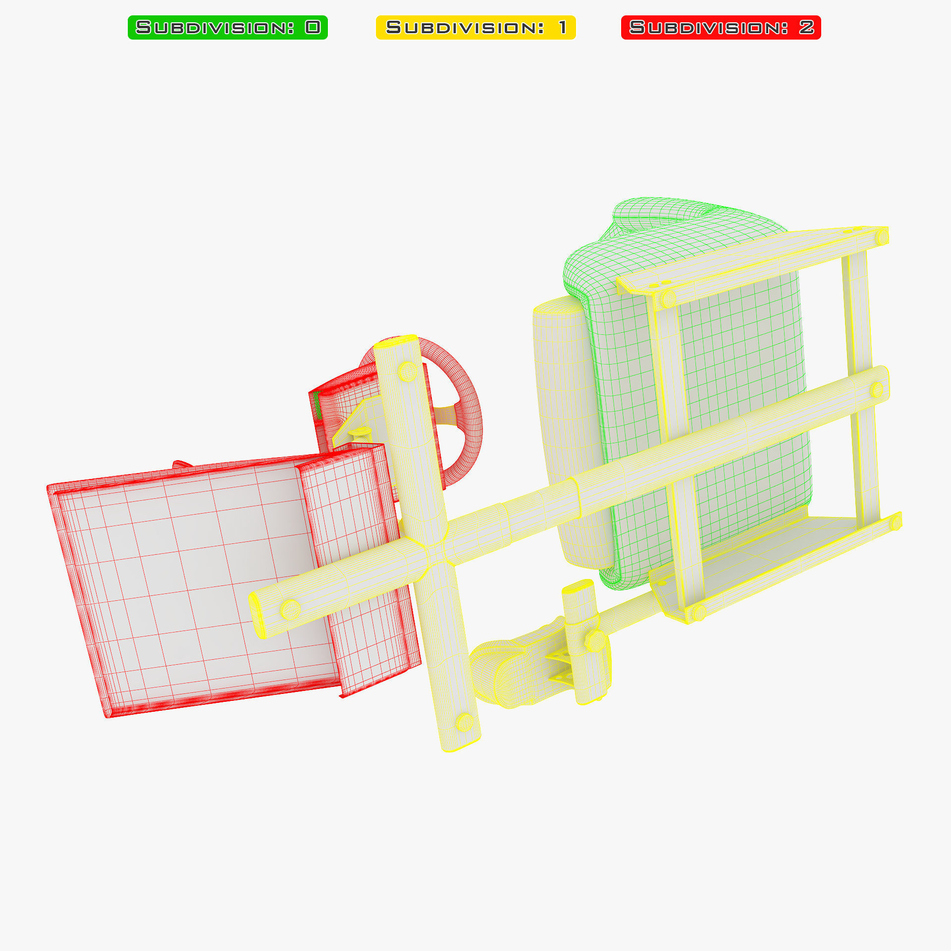 Racing Game Simulator v 1 3D model_35