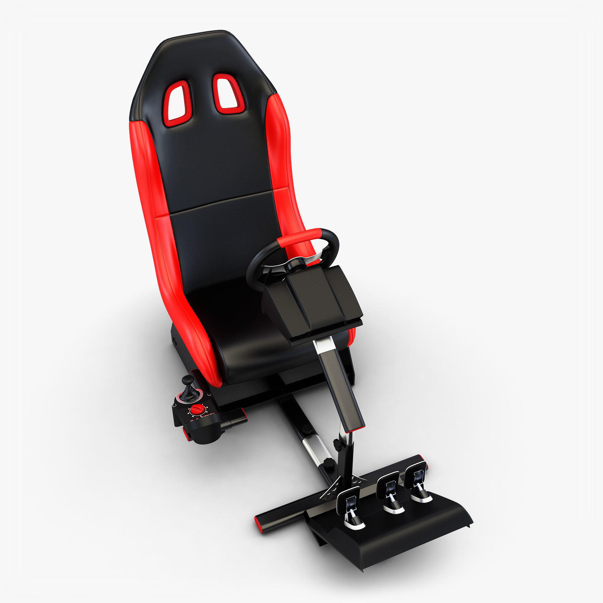 Racing Game Simulator v 1 3D model_3