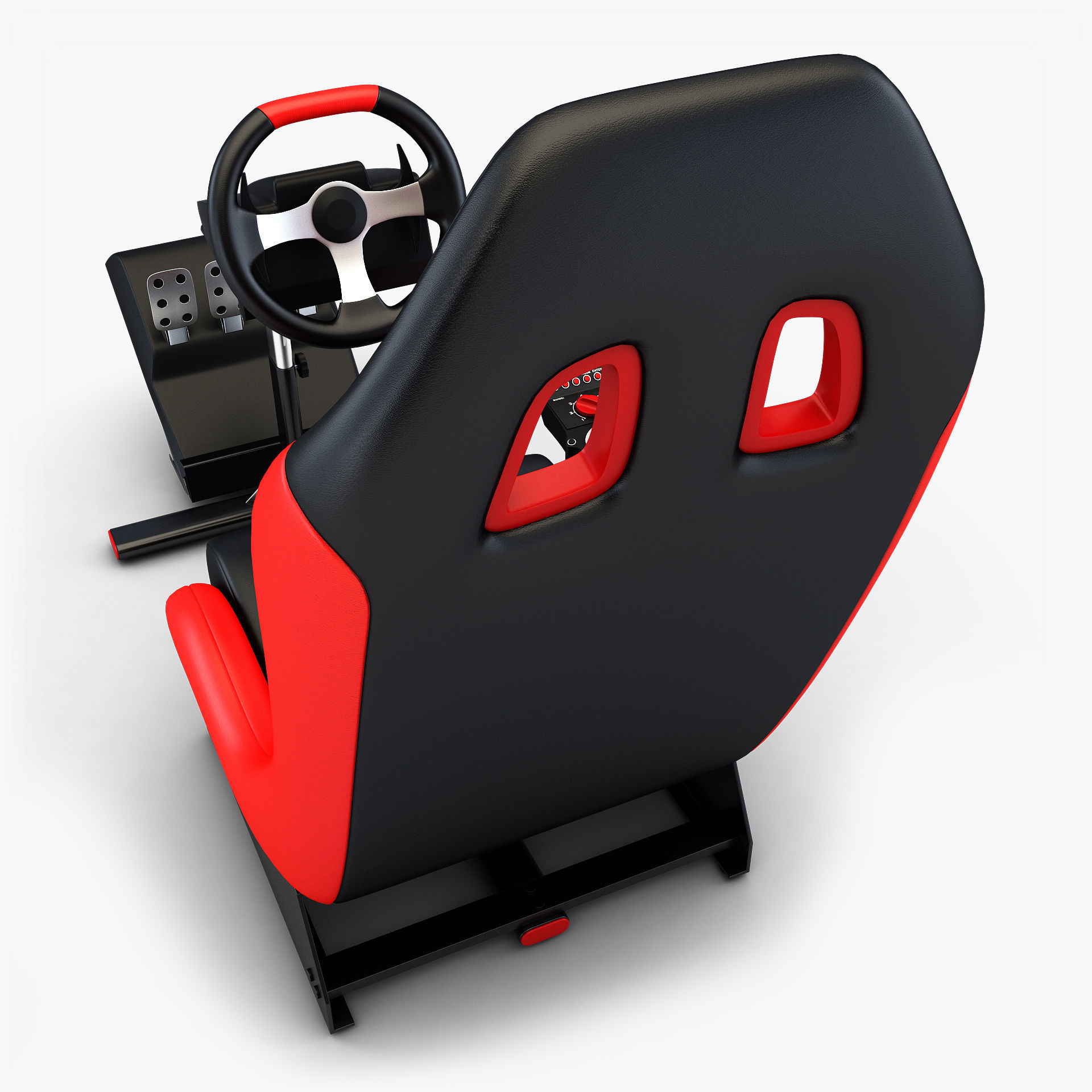 Racing Game Simulator v 1 3D model_4