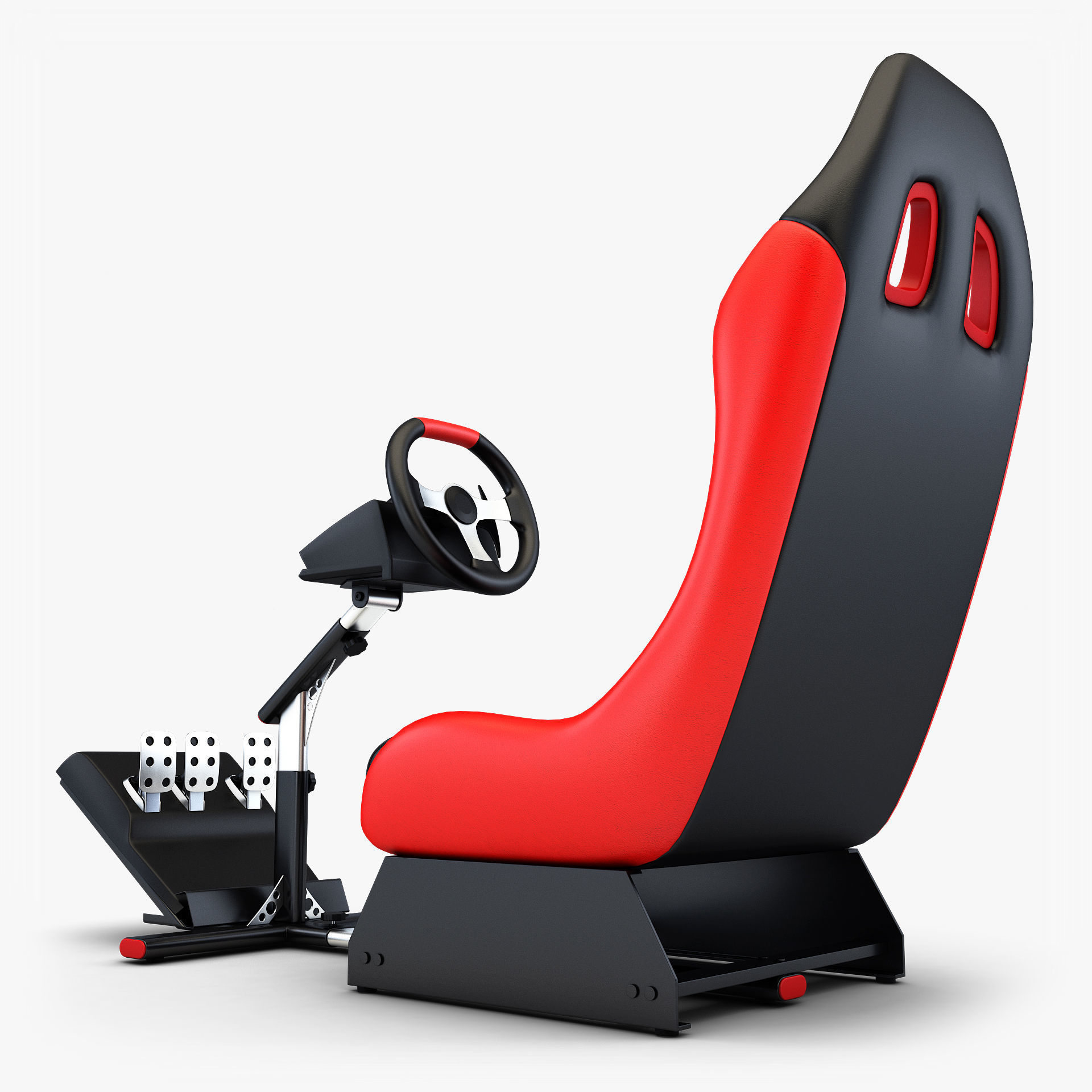 Racing Game Simulator v 1 3D model_7