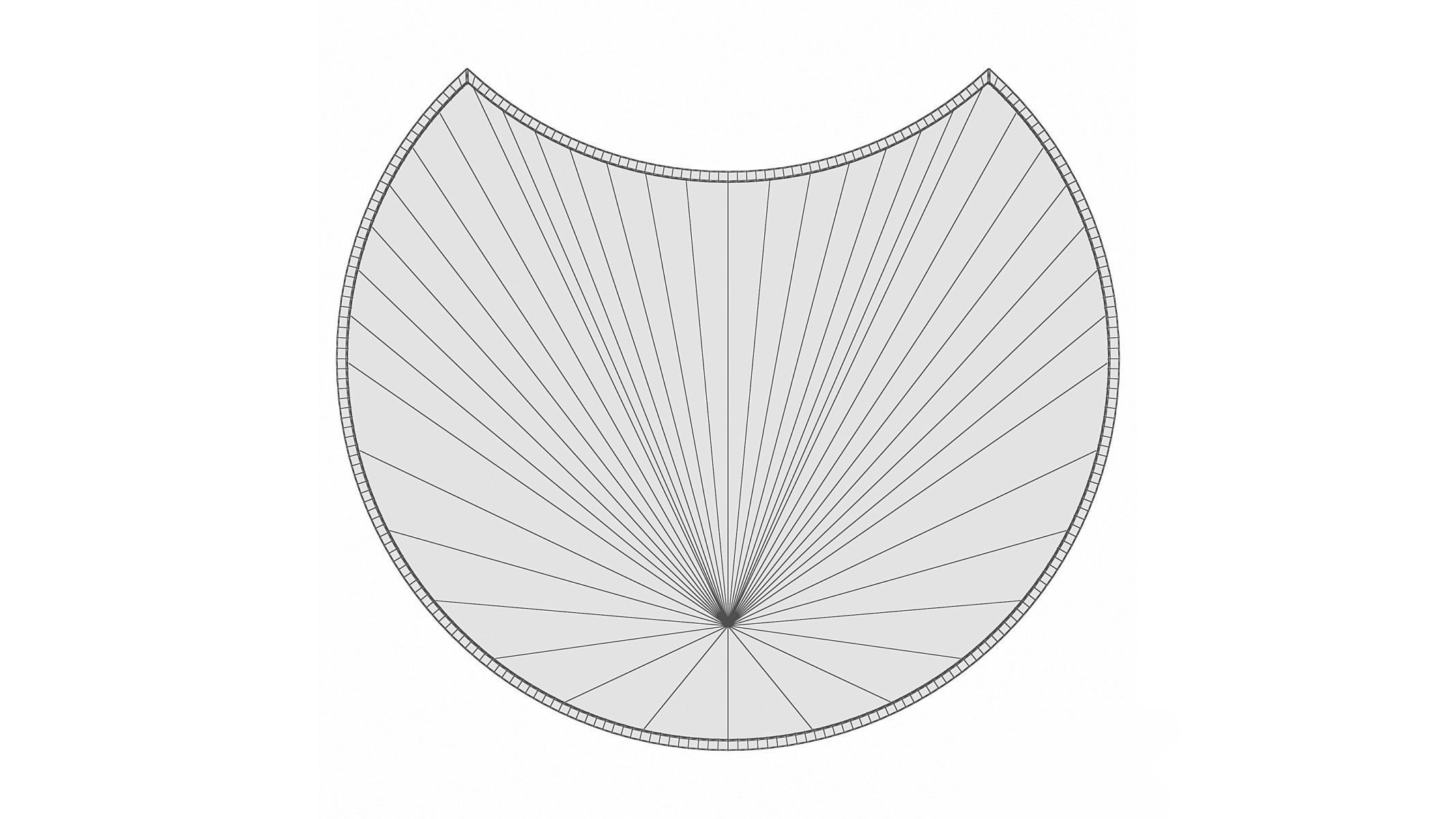 Mirror in a metal frame GZ-M1082 3D model_5