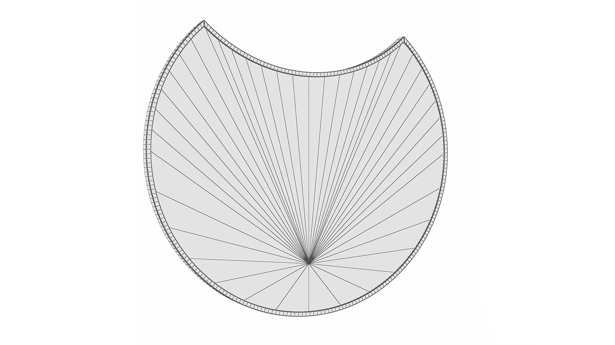Mirror in a metal frame GZ-M1082 3D model_4