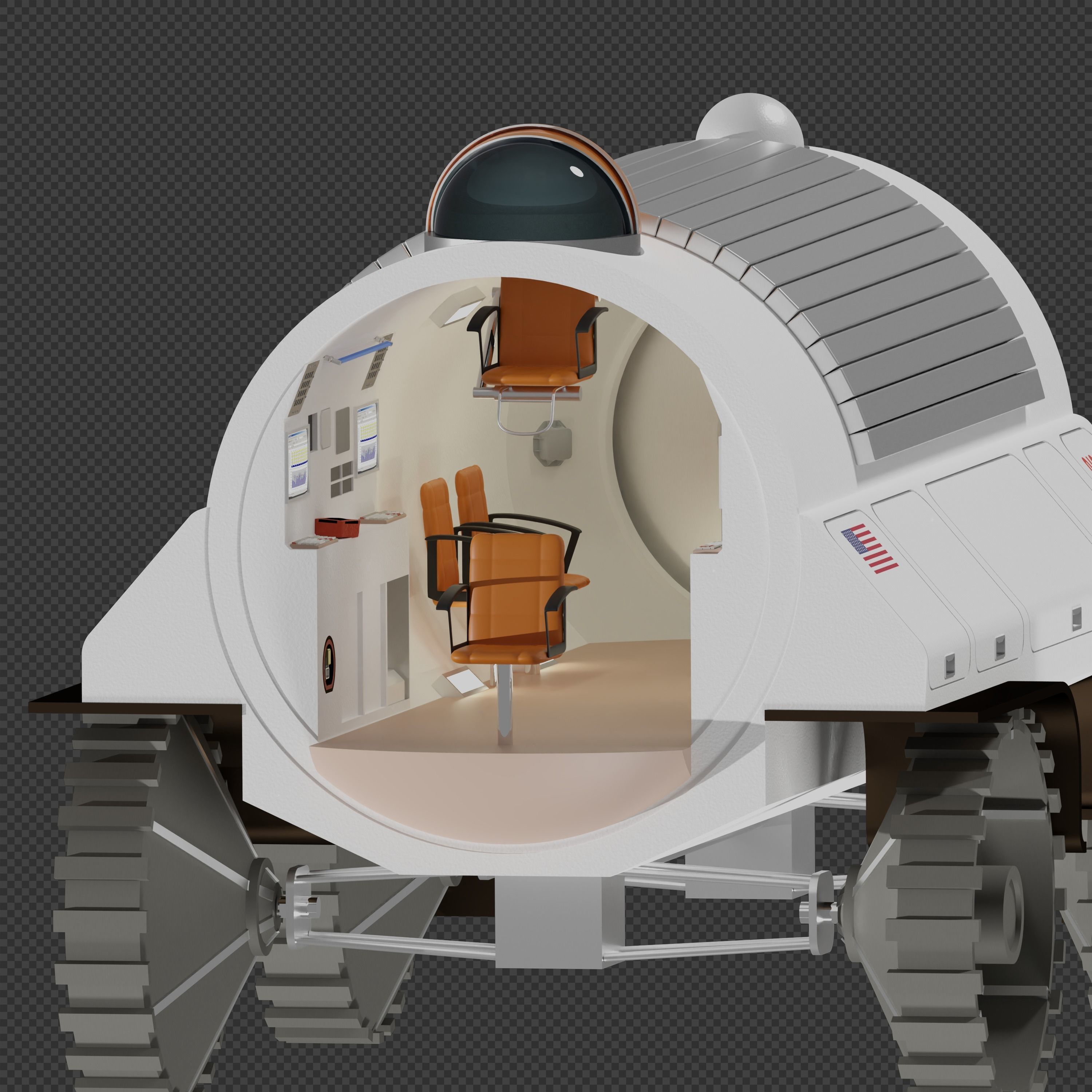 MOSAP Rover 3D model_7