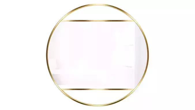 Mirror in a metal frame GZ-M1089