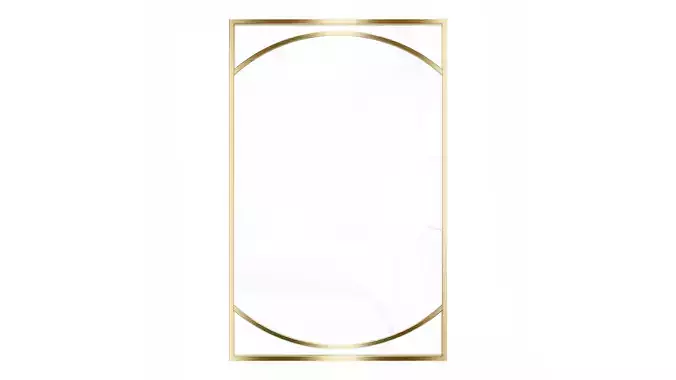 Mirror in a metal frame GZ-M1090