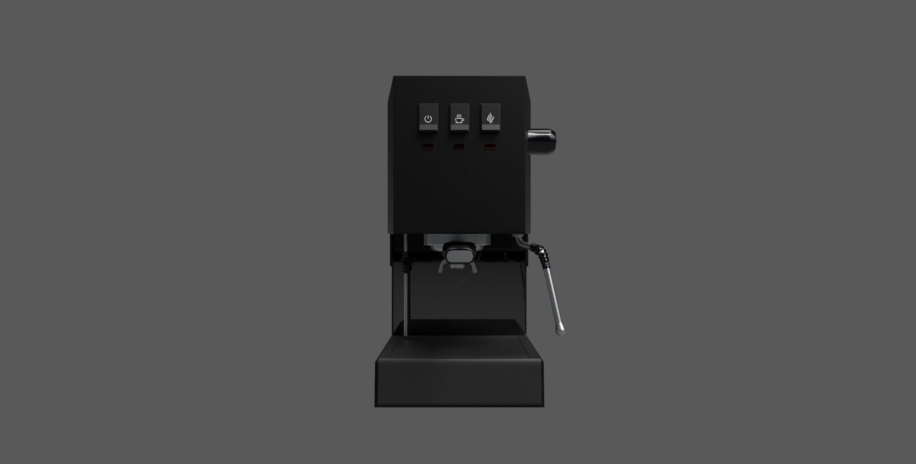 Coffee Machine Low-poly 3D model_3