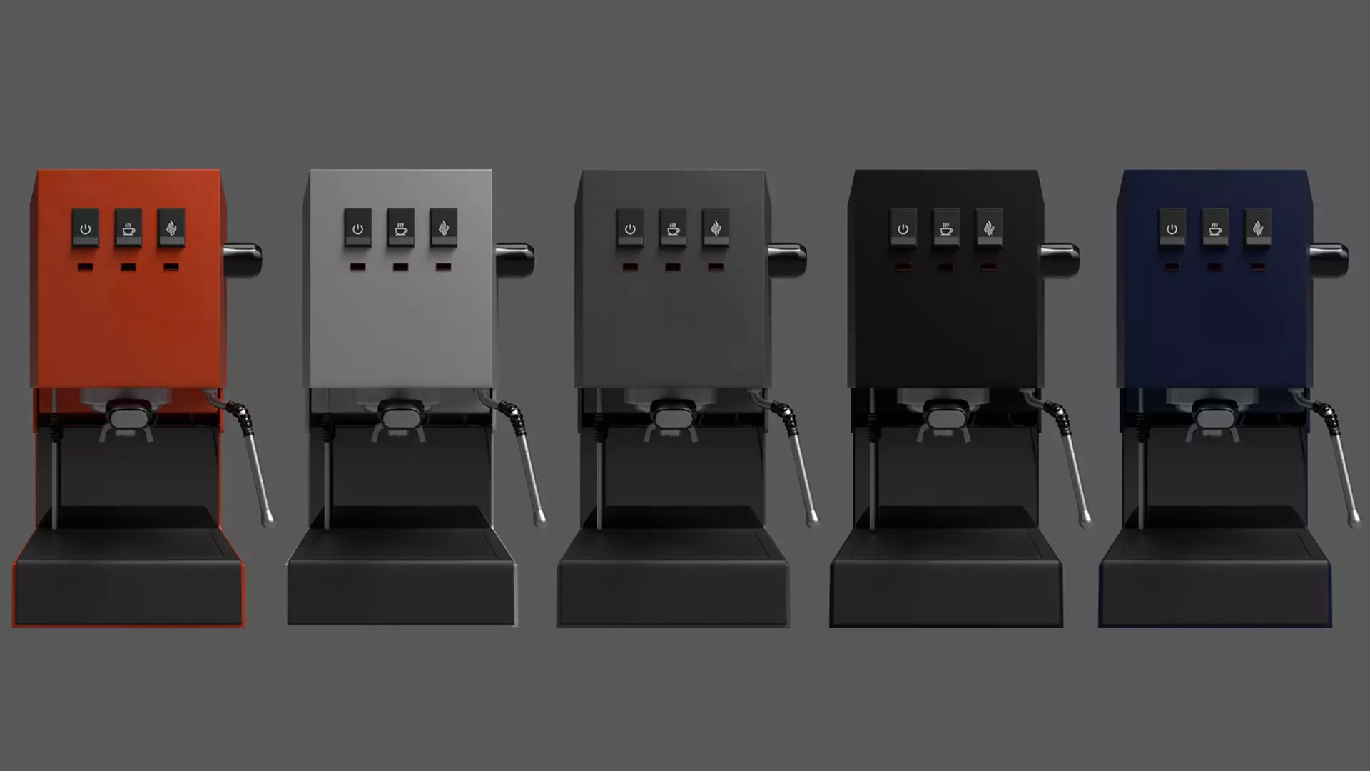 Coffee Machine Low-poly 3D model_0