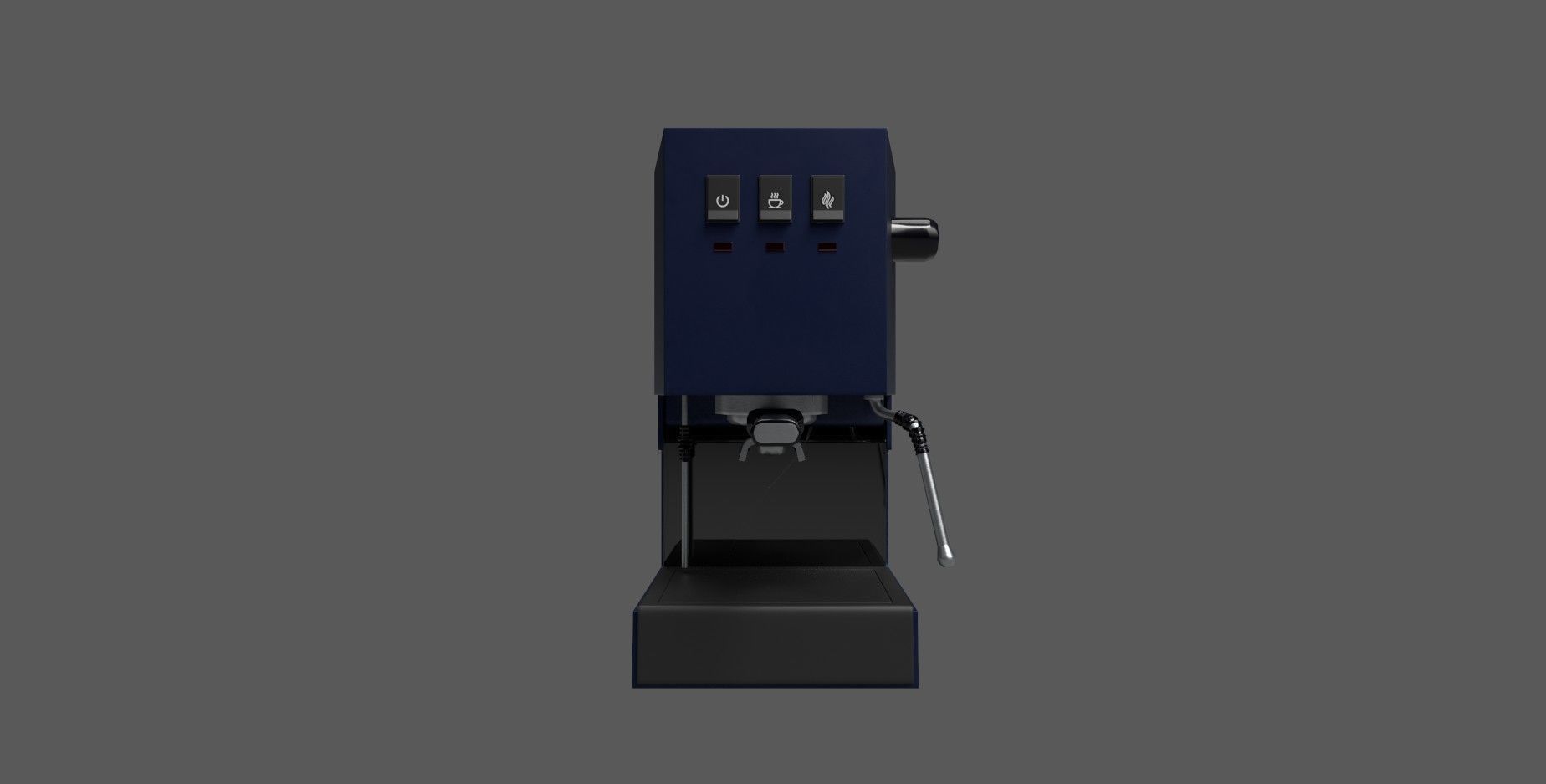 Coffee Machine Low-poly 3D model_4