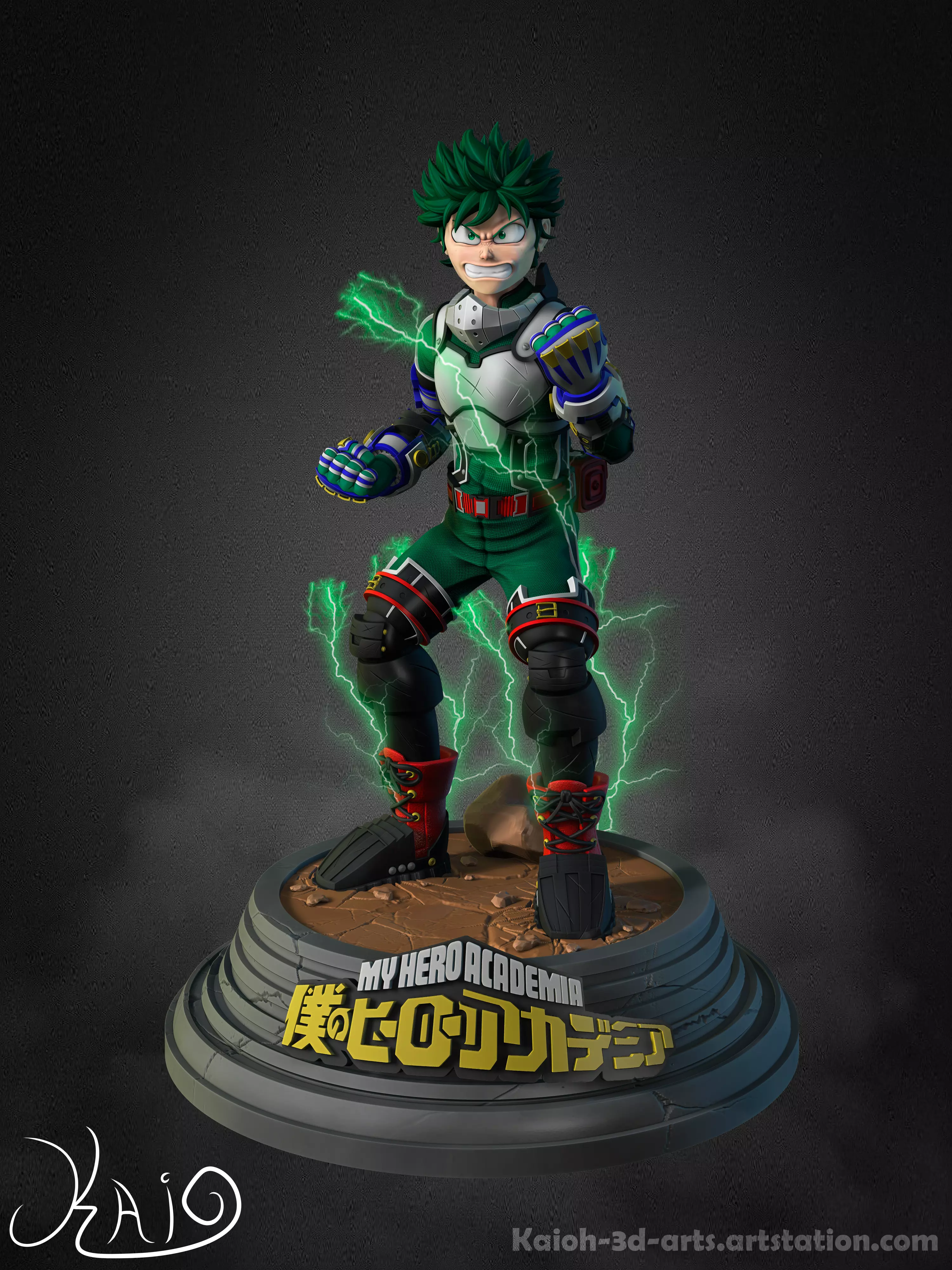 MHA - Midoriya - Deku STL 3D print model