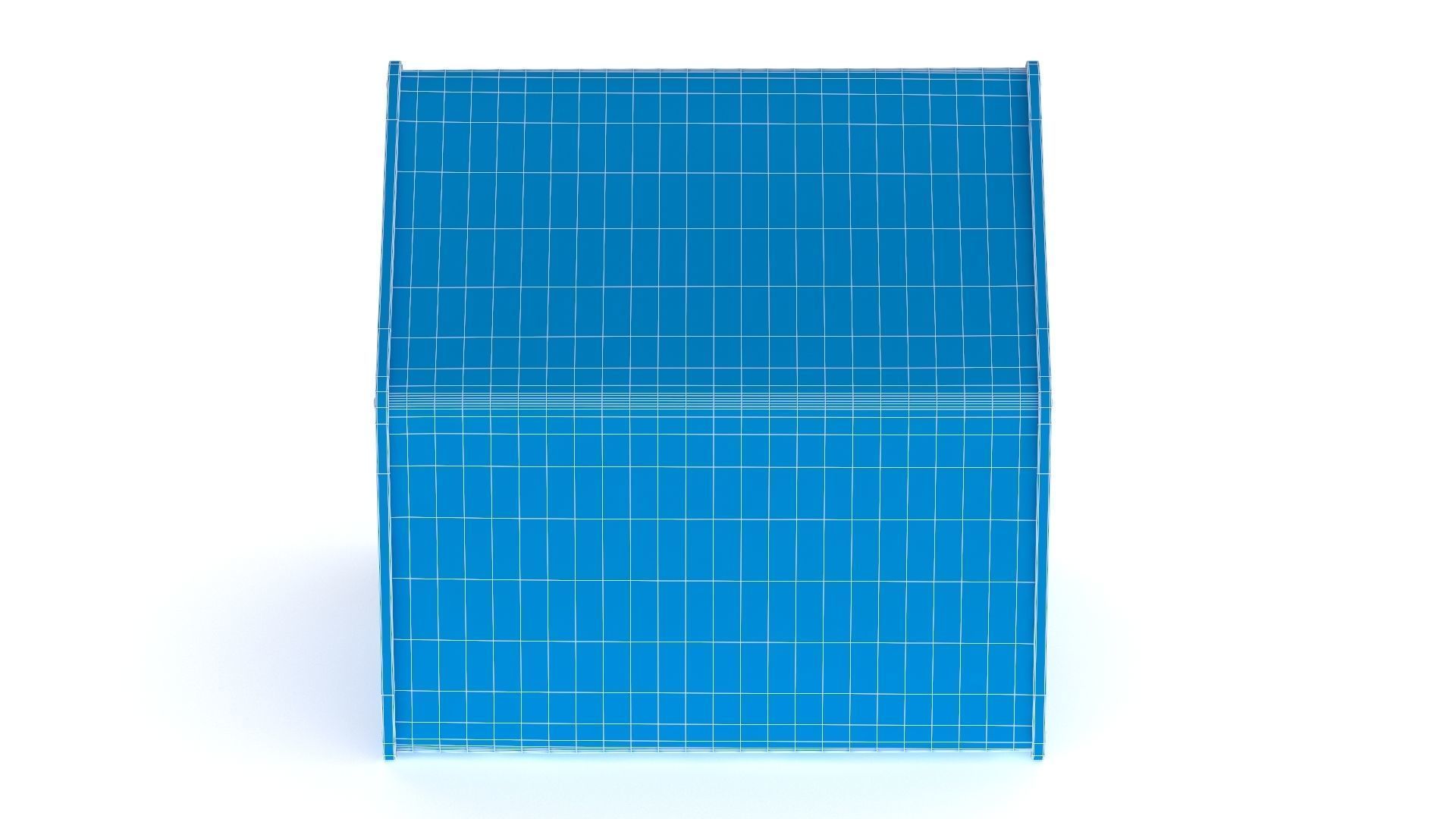 Pet house Low-poly 3D model_15