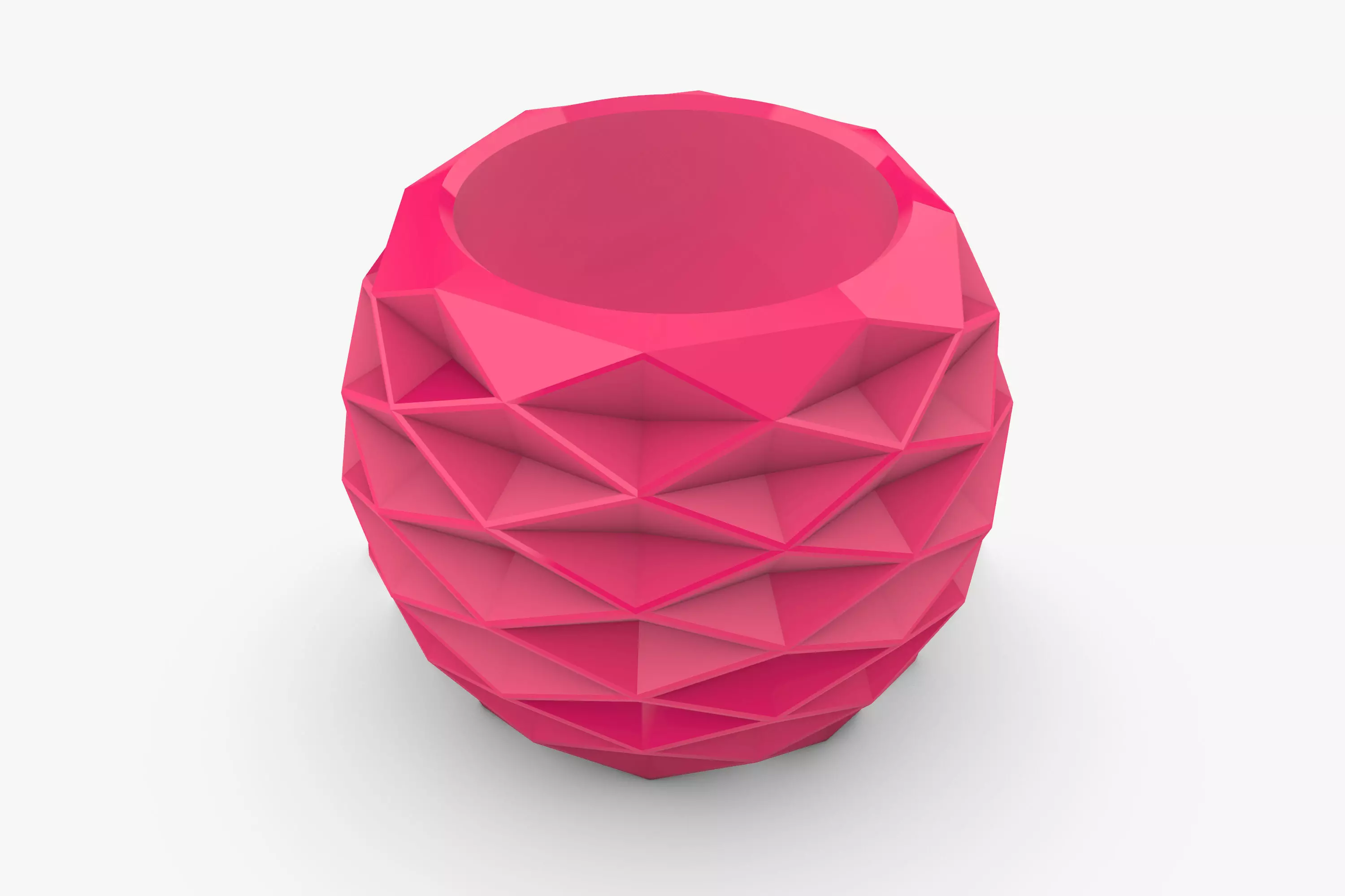 Diamond Vase stationary container 3D print model