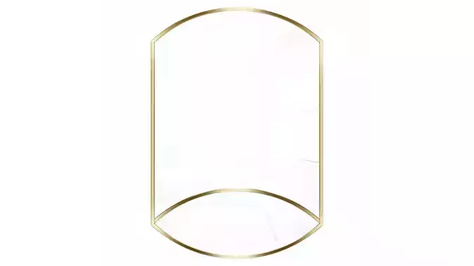 Mirror in a metal frame GZ-M1092