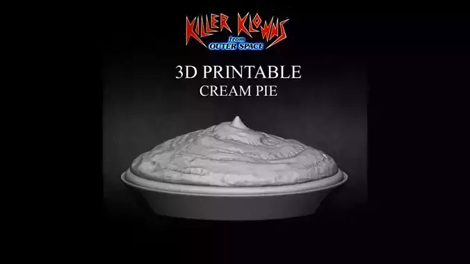 3D PRINTABLE CREAM PIE KILLER KLOWNS FROM OUTER SPACE 3D print model