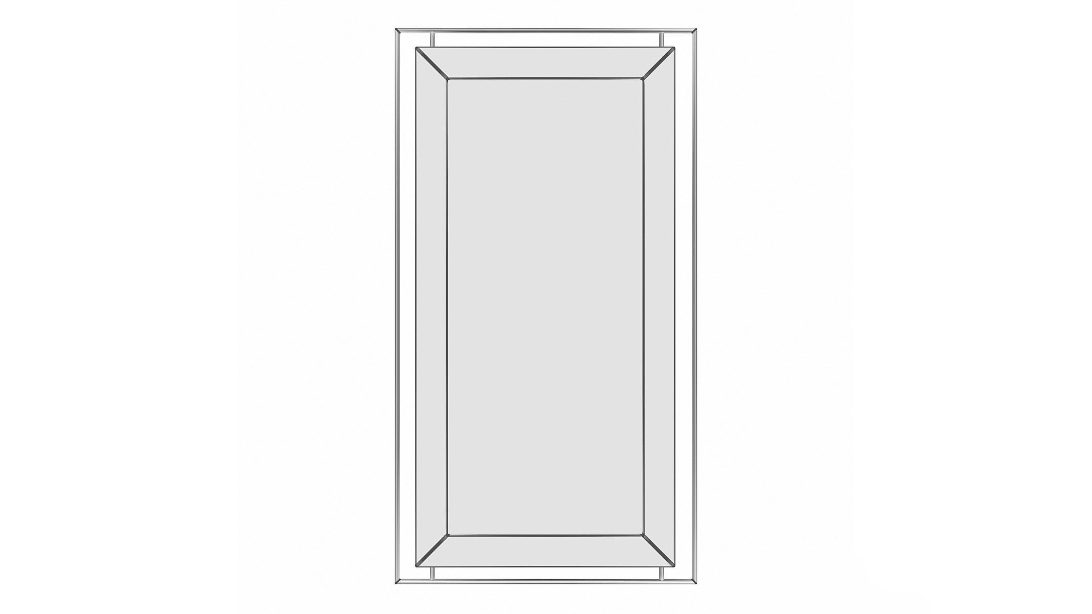 Mirror in a metal frame GZ-M1100 3D model_4