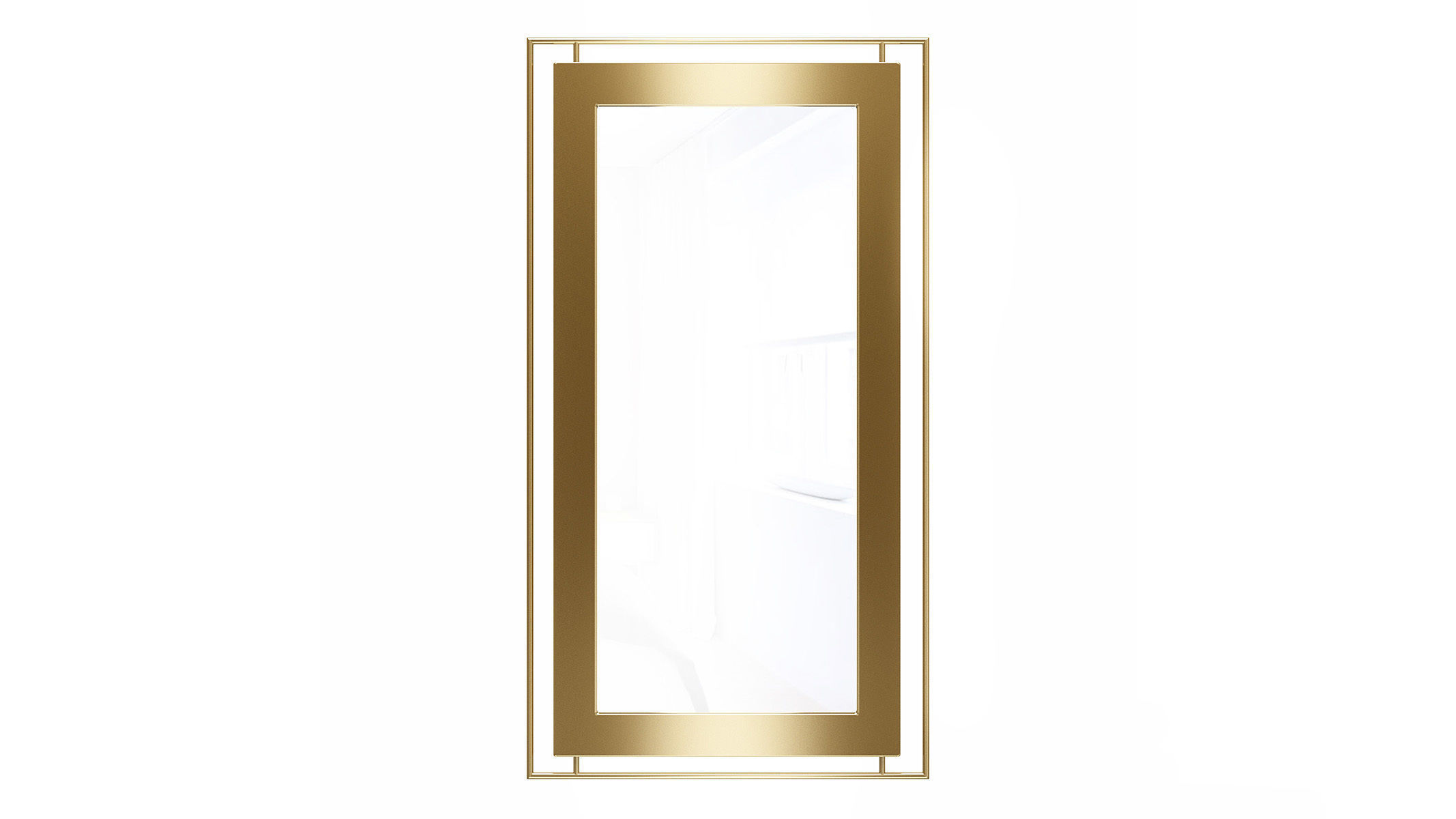 Mirror in a metal frame GZ-M1100 3D model_2