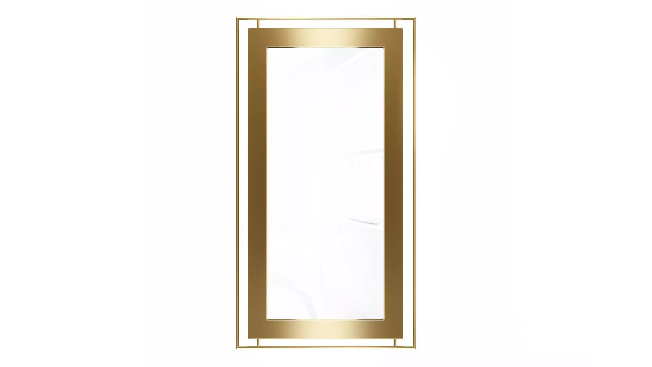 Mirror in a metal frame GZ-M1100 3D model_0