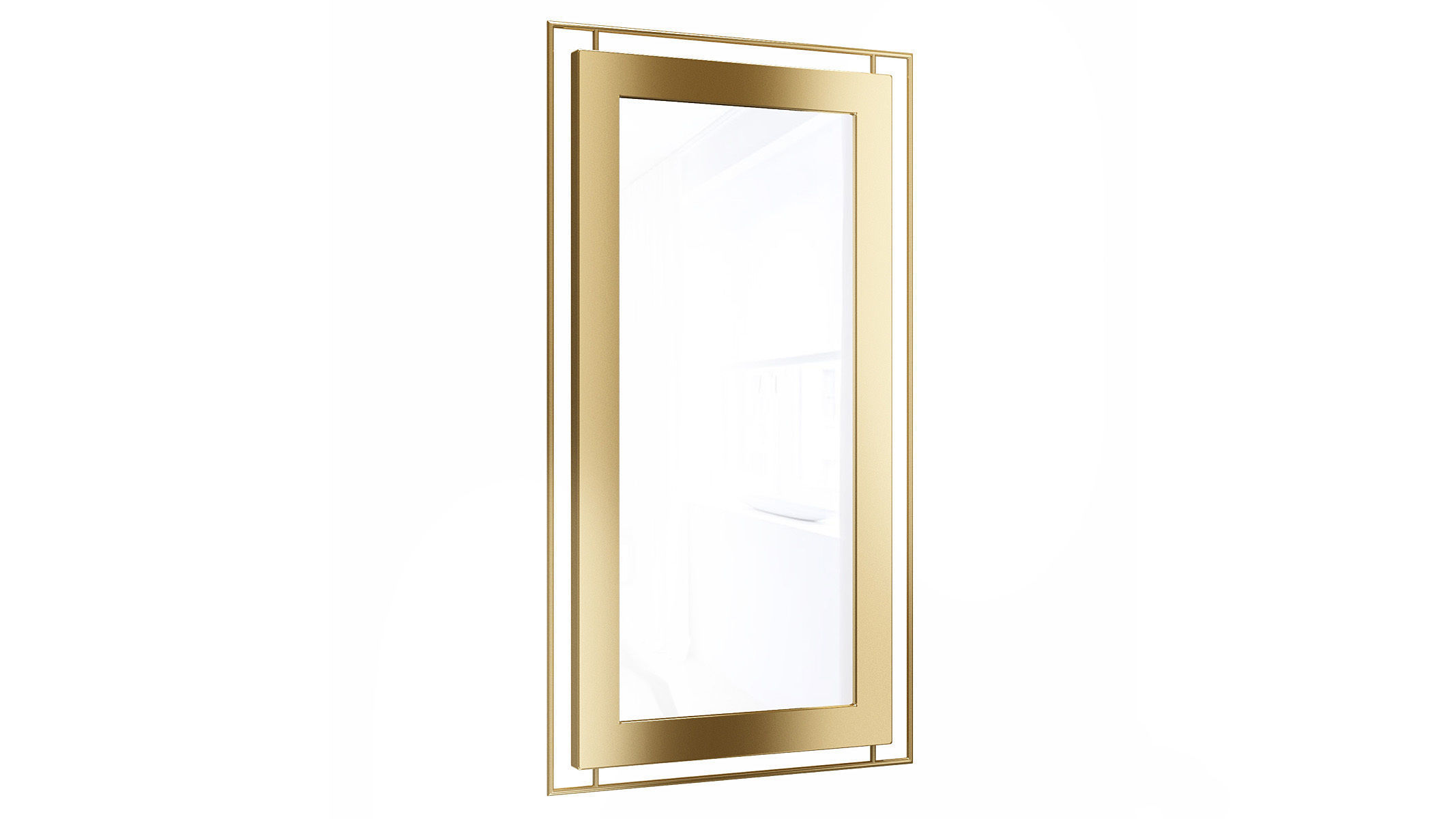 Mirror in a metal frame GZ-M1100 3D model_3